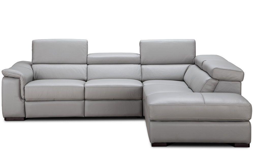 

    
Grey Premium Italian Leather Sectional Sofa RHC Modern J&M Perla
