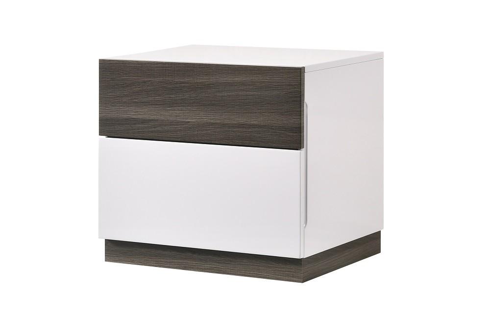 

    
J&M Furniture Sanremo B Platform Bedroom Set Walnut/White SKU18023-EK-Set-5
