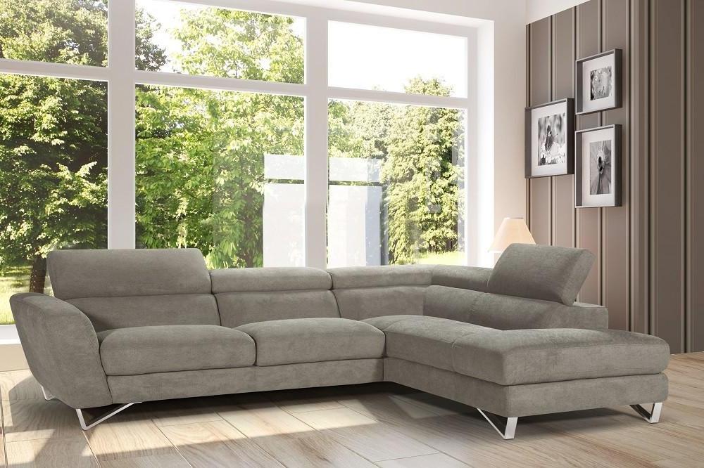 

    
J&M Sparta Modern Fashionable Grey Fabric Sectional Sofa Right Hand Chase
