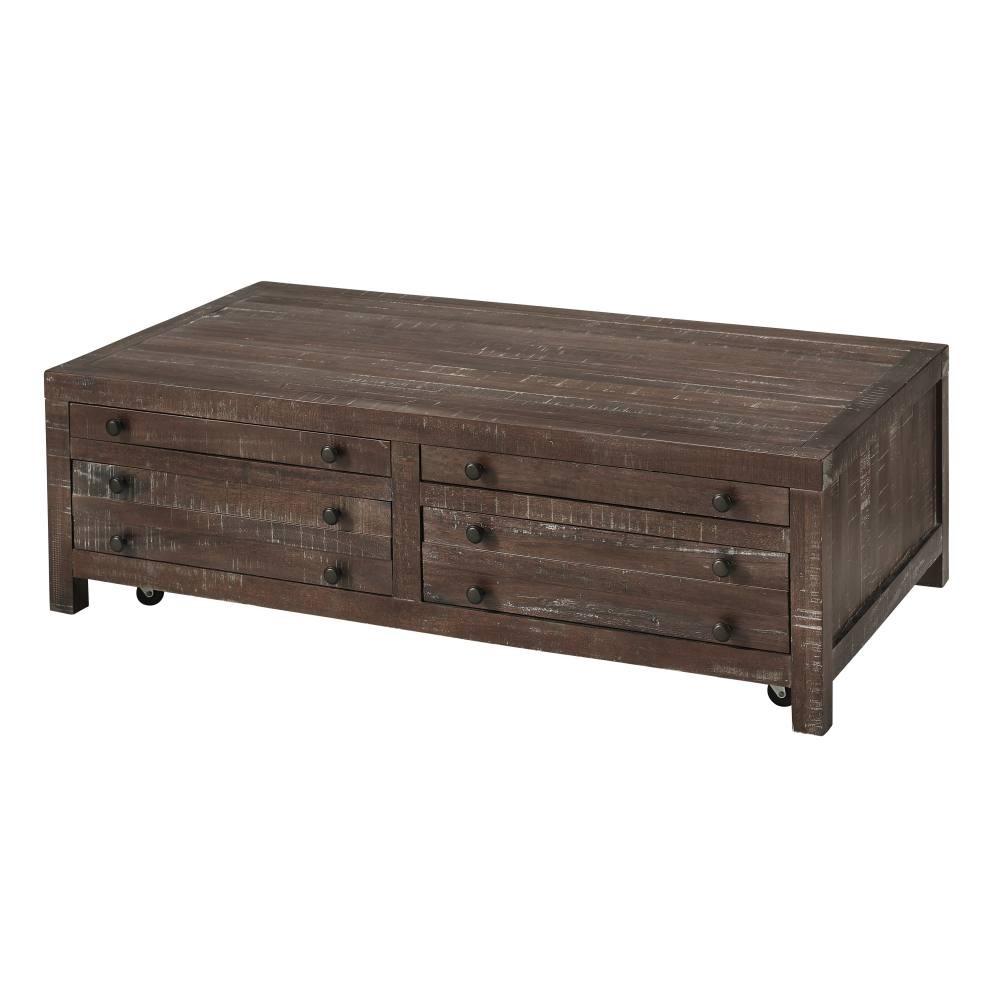 Rustic Coffee Table TOWNSEND 8T0621 in Java 