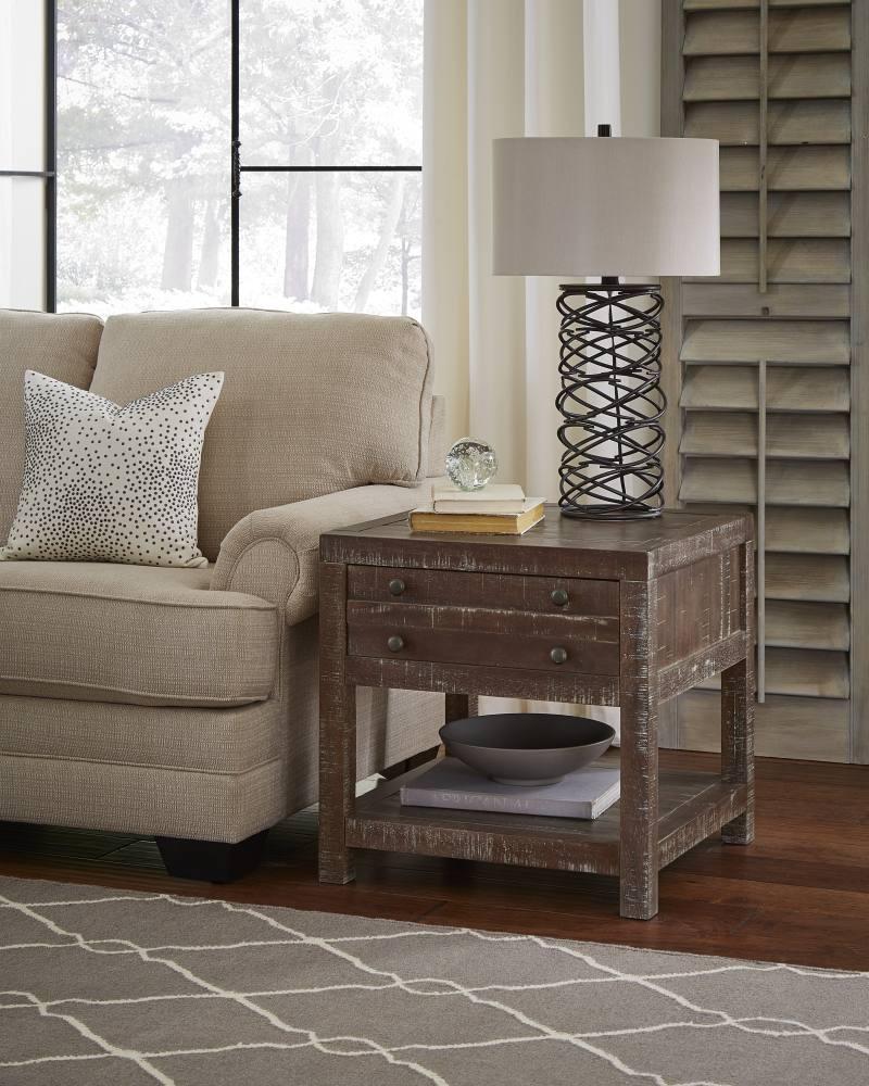 

    
Modus Furniture TOWNSEND End Table Java 8T0622
