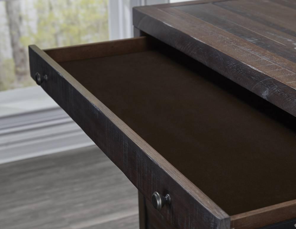 

    
 Photo  Java Finish Solid Hardwood Panel King Bedroom Set 5Pcs TOWNSEND by Modus Furniture
