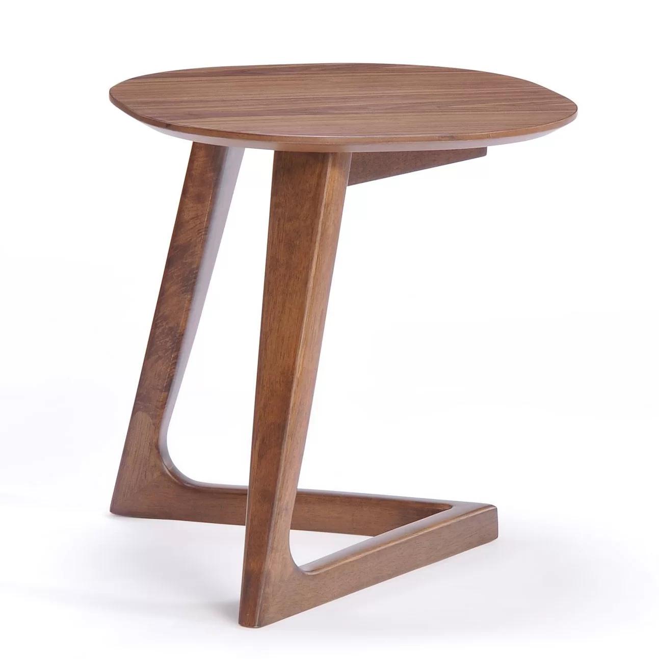 Contemporary, Modern End Table Modrest Jett VGMAMIT-1096-2-END in Walnut 