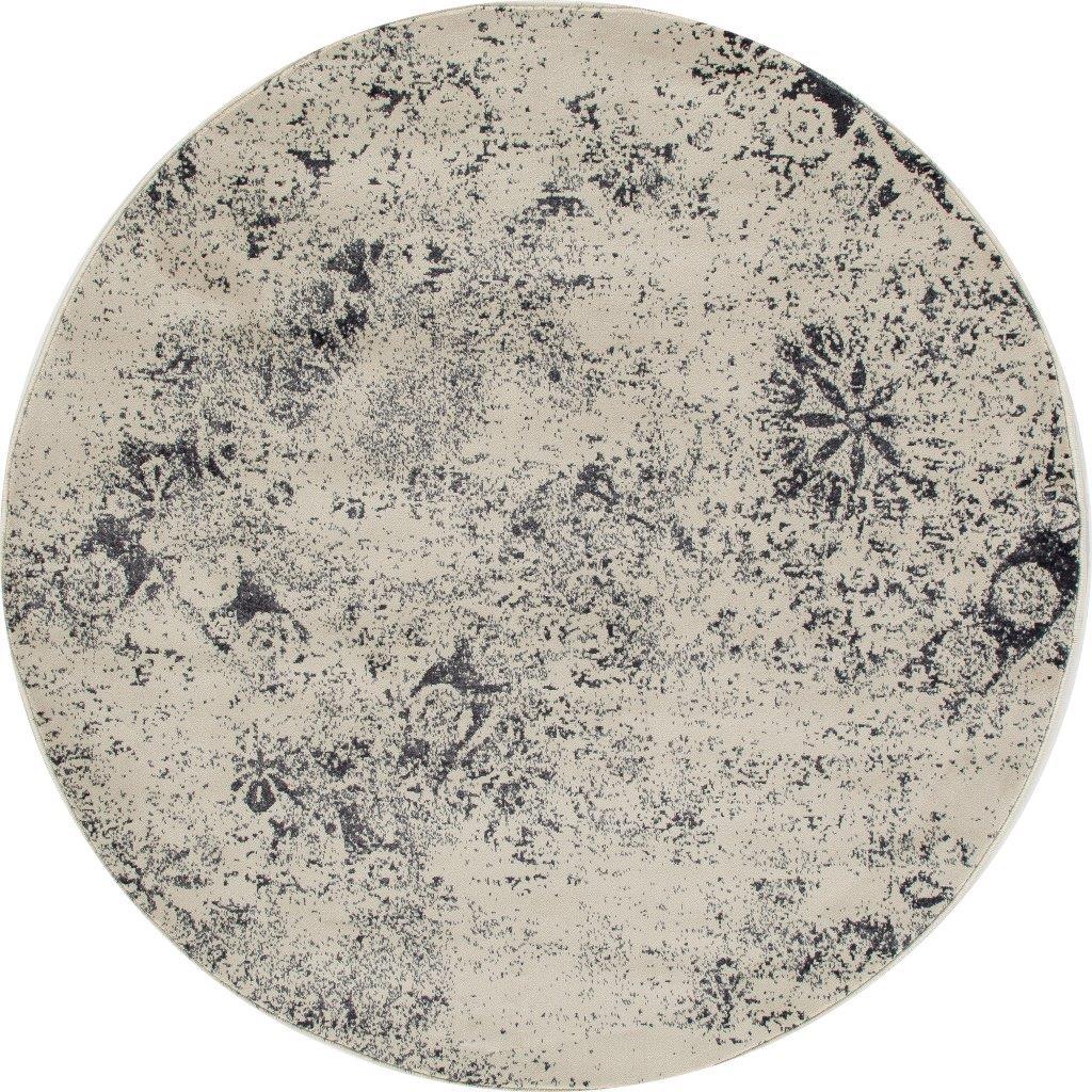 

    
Kanpur Cumulus Gray 5 ft. 3 in. Round Area Rug by Art Carpet
