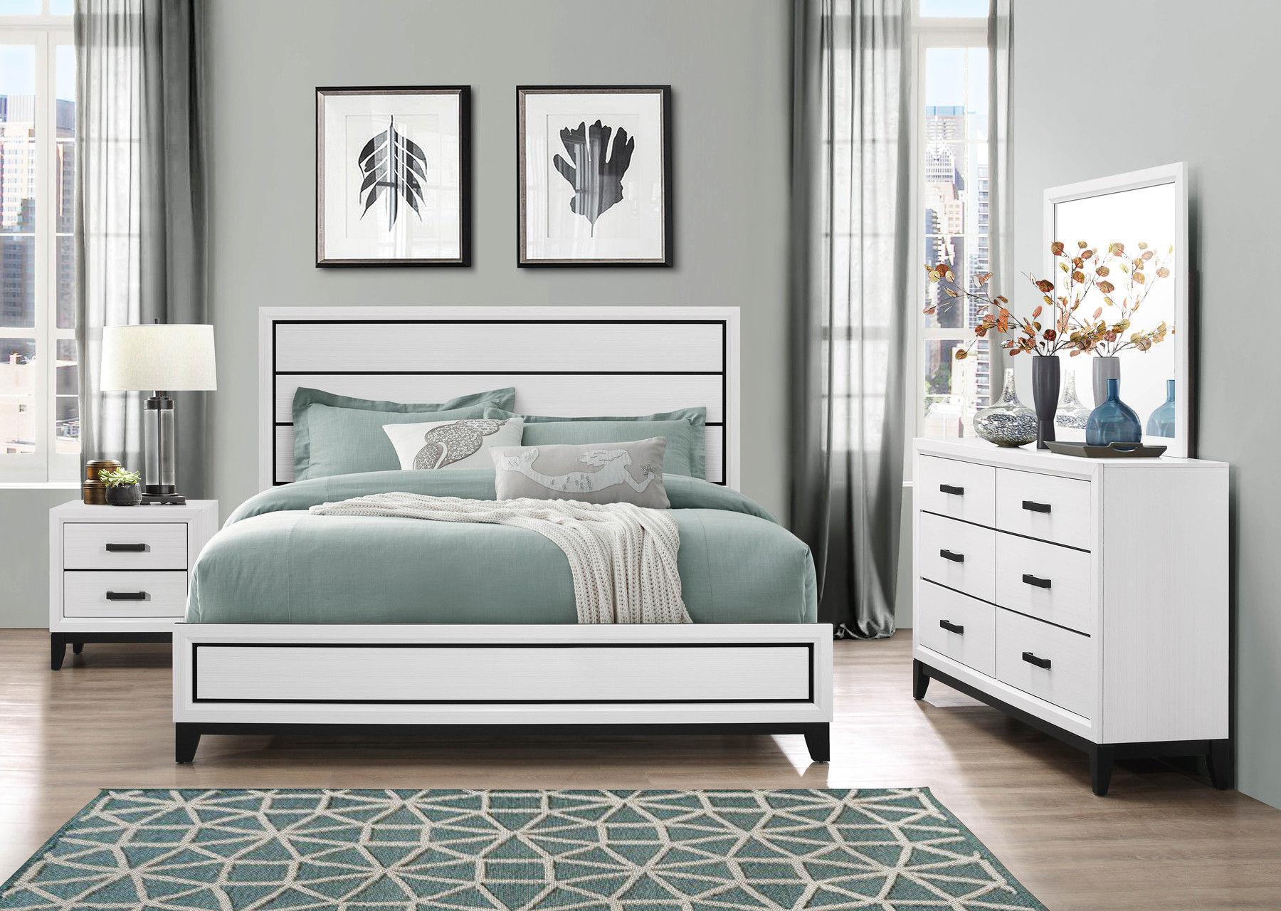 

                    
Global Furniture USA KATE Platform Bed White  Purchase 
