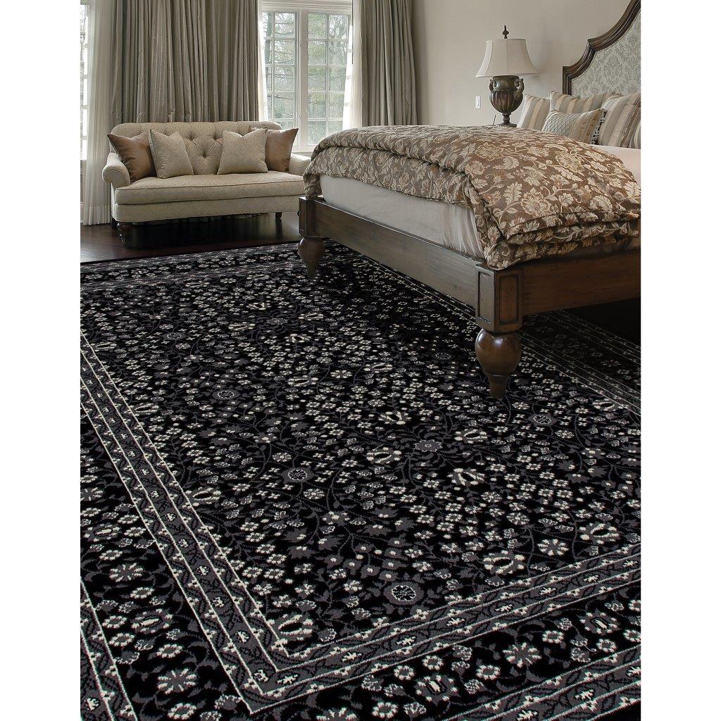 

    
Keene Microfloral Black 7 ft. 10 in. x 10 ft. 6 in. Area Rug by Art Carpet
