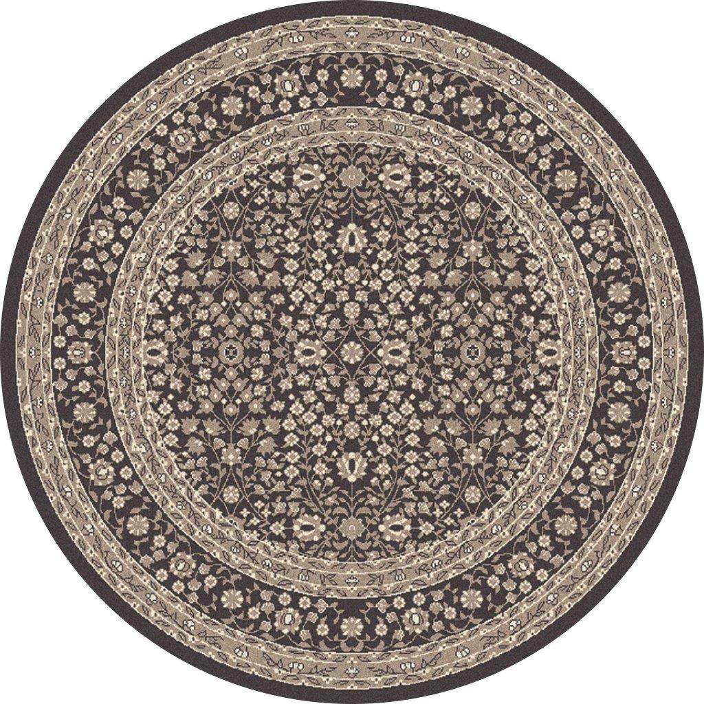 

    
Keene Microfloral Gray 5 ft. 3 in. Round Area Rug by Art Carpet
