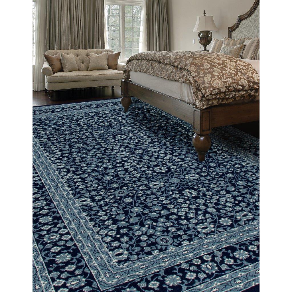 

    
Keene Microfloral Navy 5 ft. 3 in. x 7 ft. 7 in. Area Rug by Art Carpet
