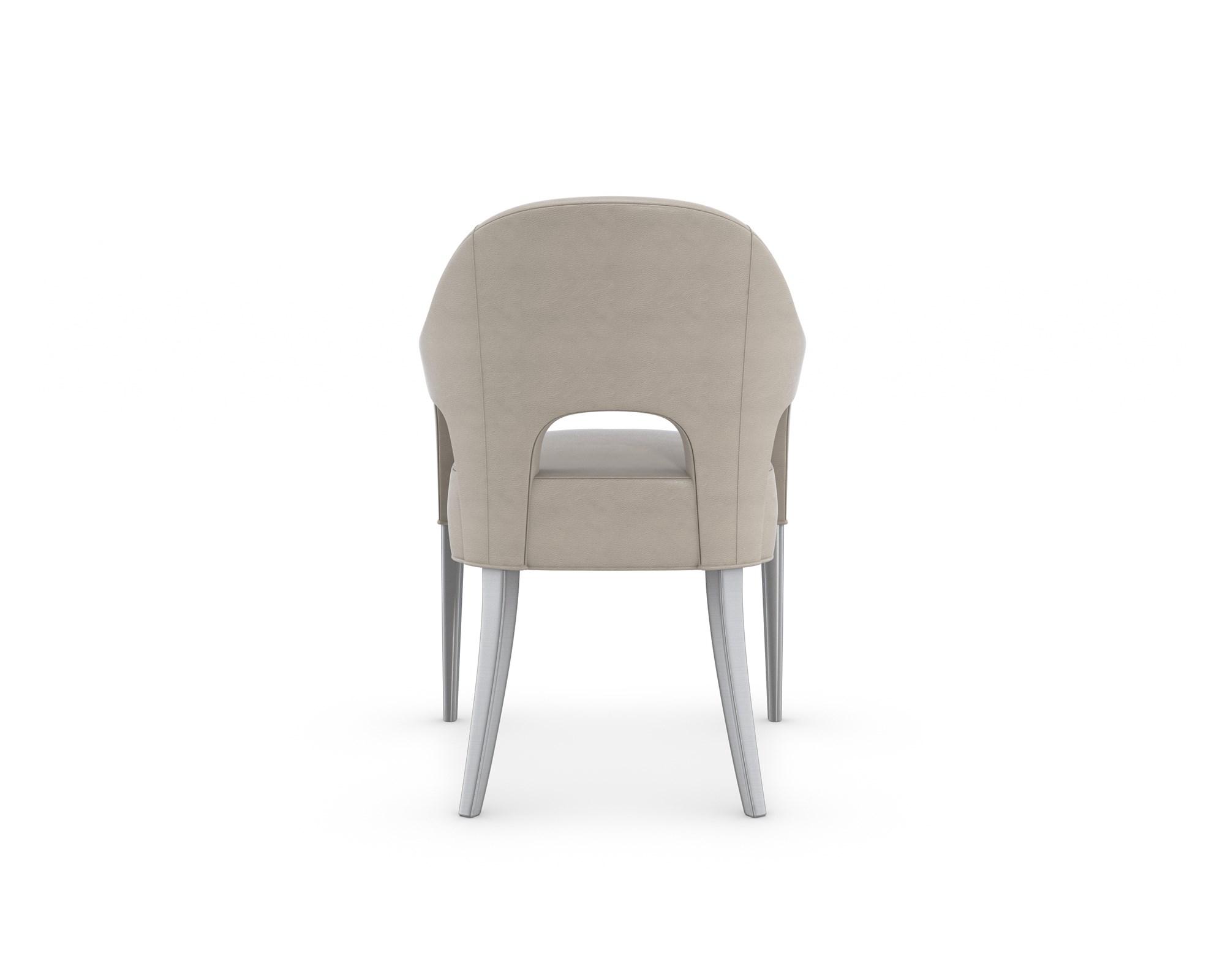 

        
Caracole LA MODA ARM CHAIR Dining Arm Chair Taupe Eco Leather 662896038378
