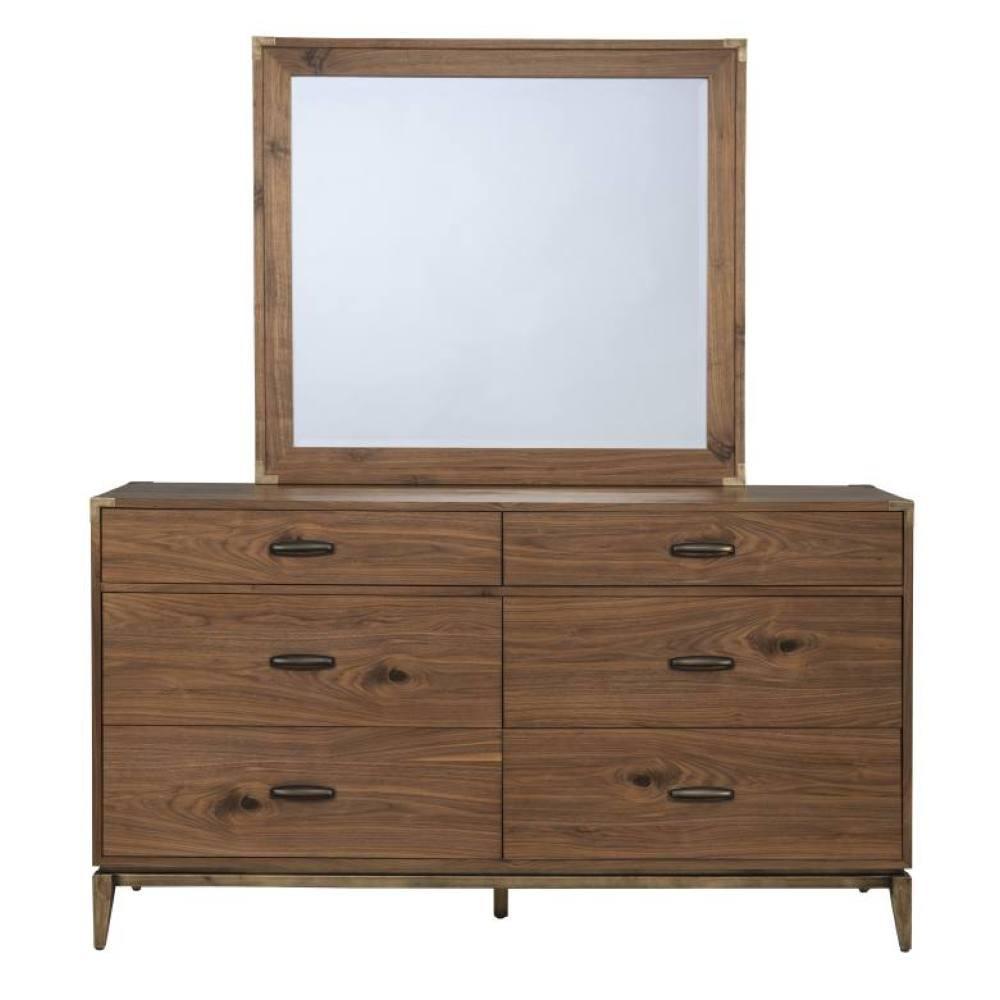

    
Modus Furniture ADLER Dresser With Mirror Brown/Bronze 8N1682-DM-2PC
