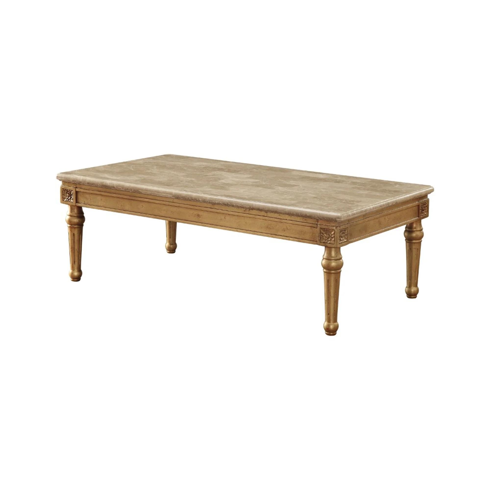 Contemporary Coffee Table Daesha 81715 in Light Brown 