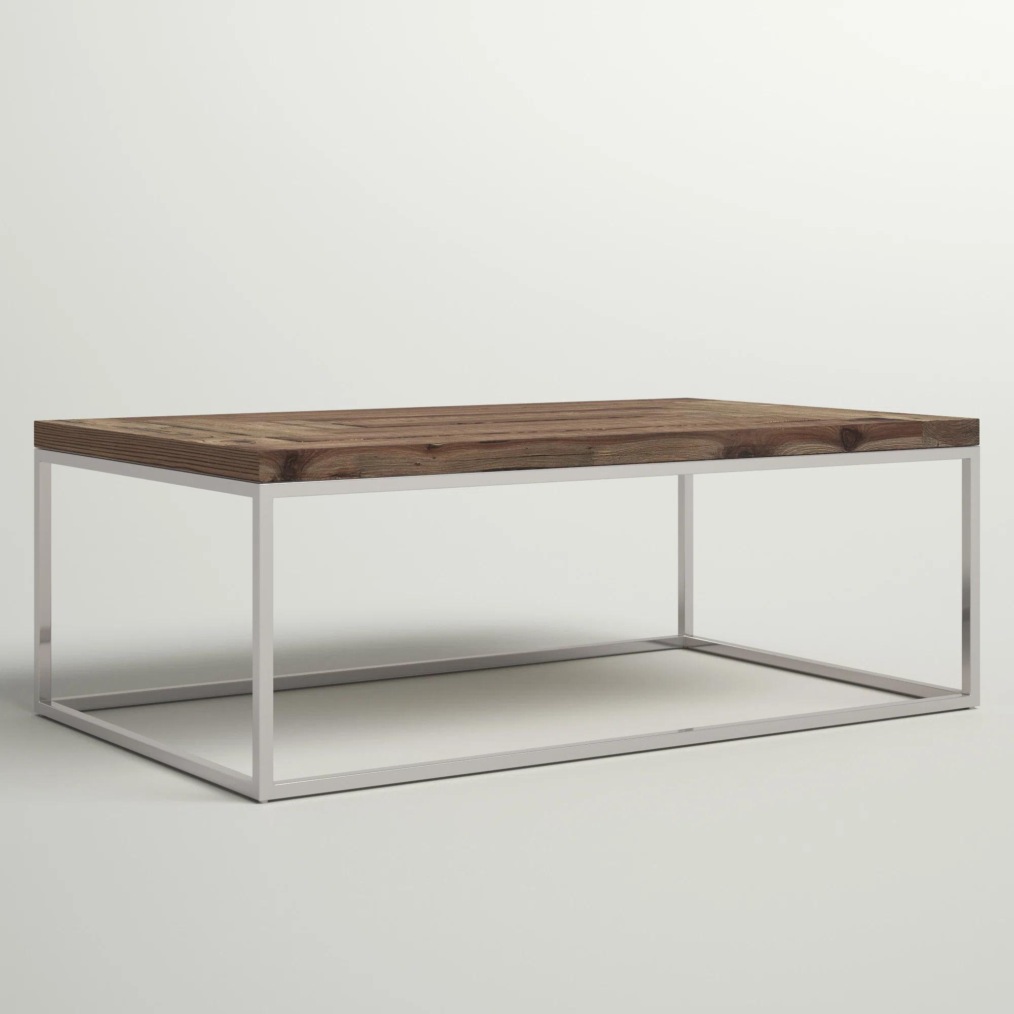

    
Light Beige Wood Coffee Table by Modus Ace 6JC221
