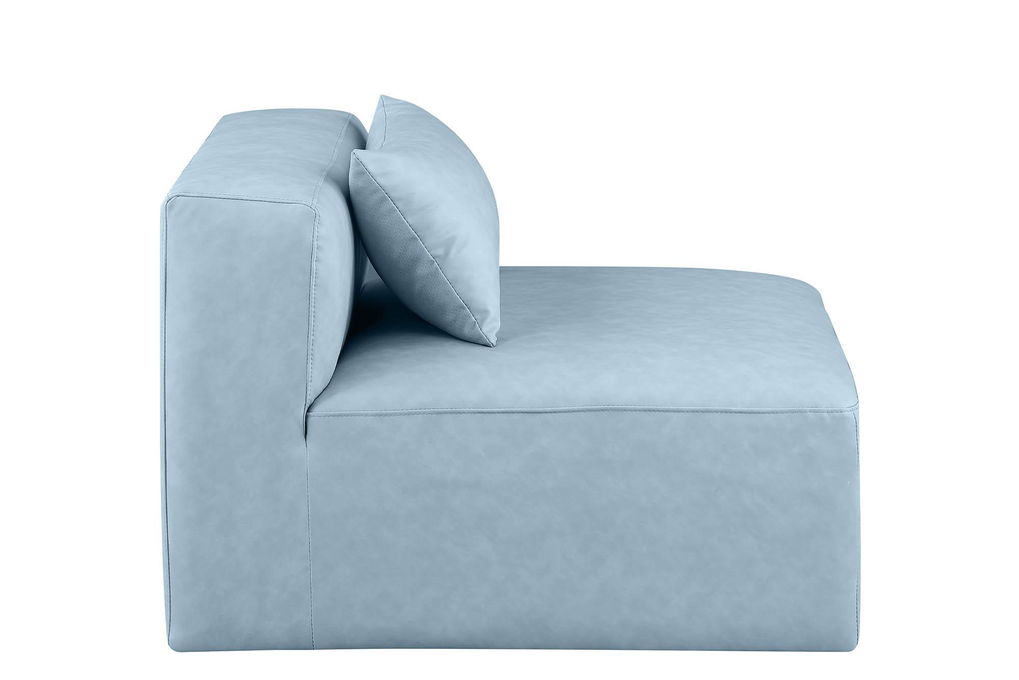 

        
Meridian Furniture CUBE 668LtBlu-Armless Armless Chair Light Blue Faux Leather 094308301327
