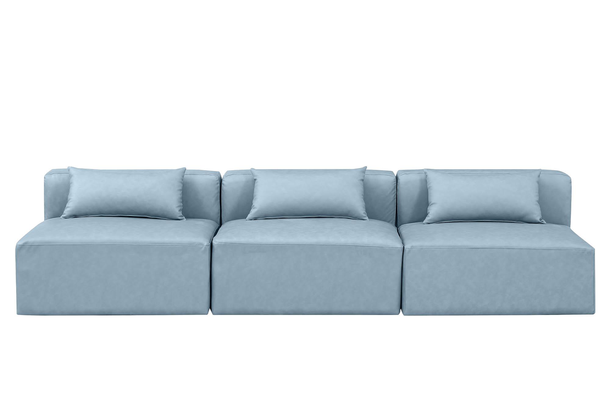 

        
Meridian Furniture CUBE 668LtBlu-S108A Modular Sofa Light Blue Faux Leather 094308318202
