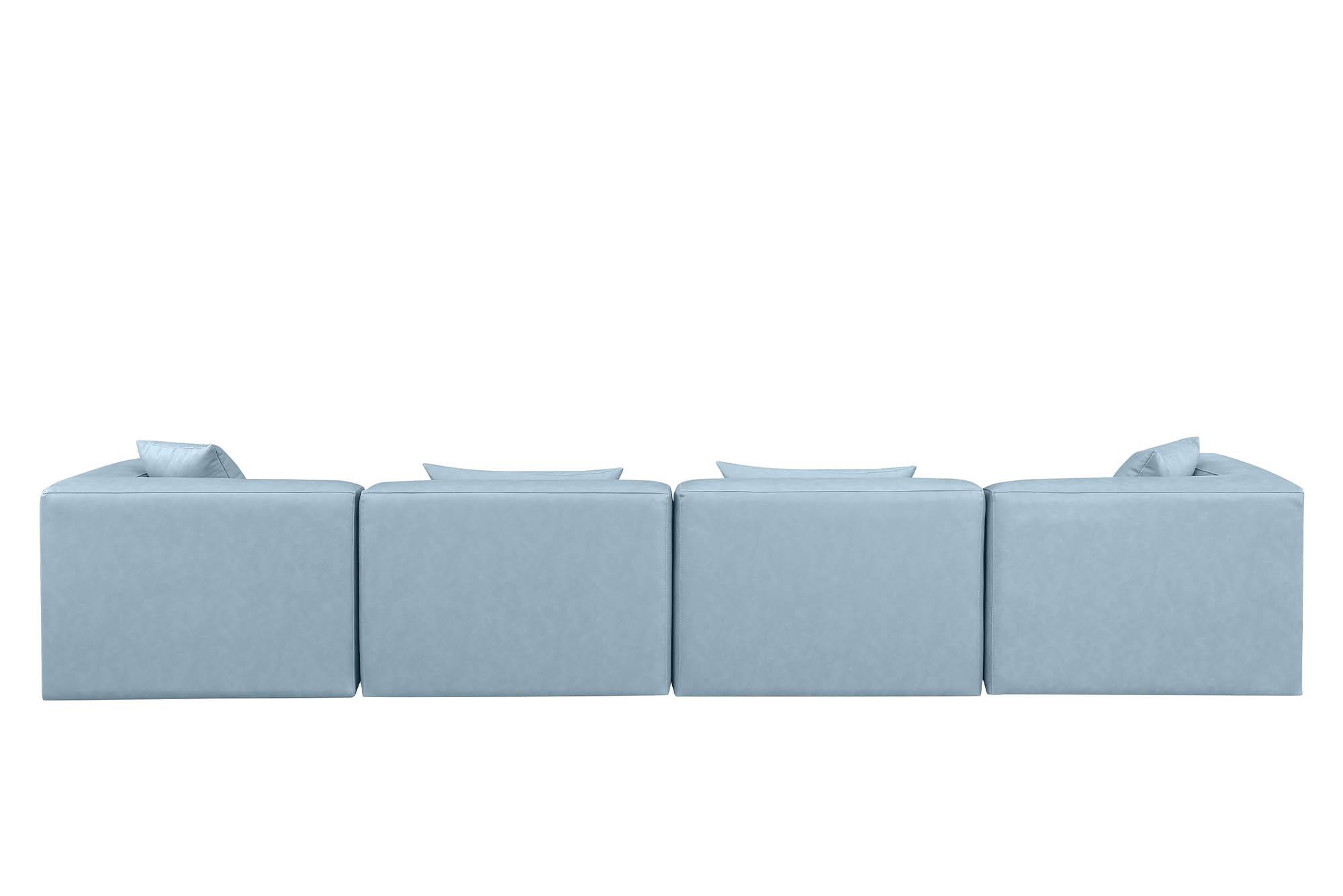 

    
668LtBlu-S144B Meridian Furniture Modular Sofa
