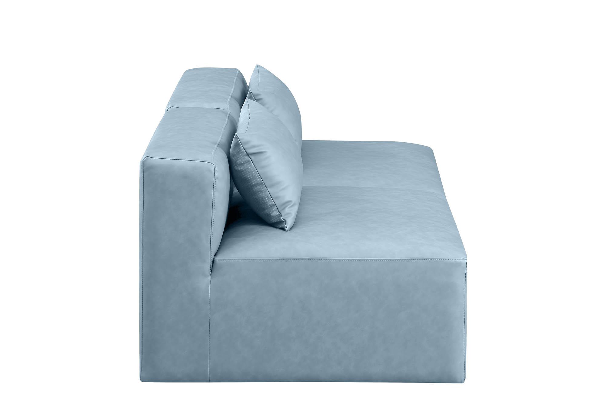 

        
Meridian Furniture CUBE 668LtBlu-S72A Modular Sofa Light Blue Faux Leather 094308318189
