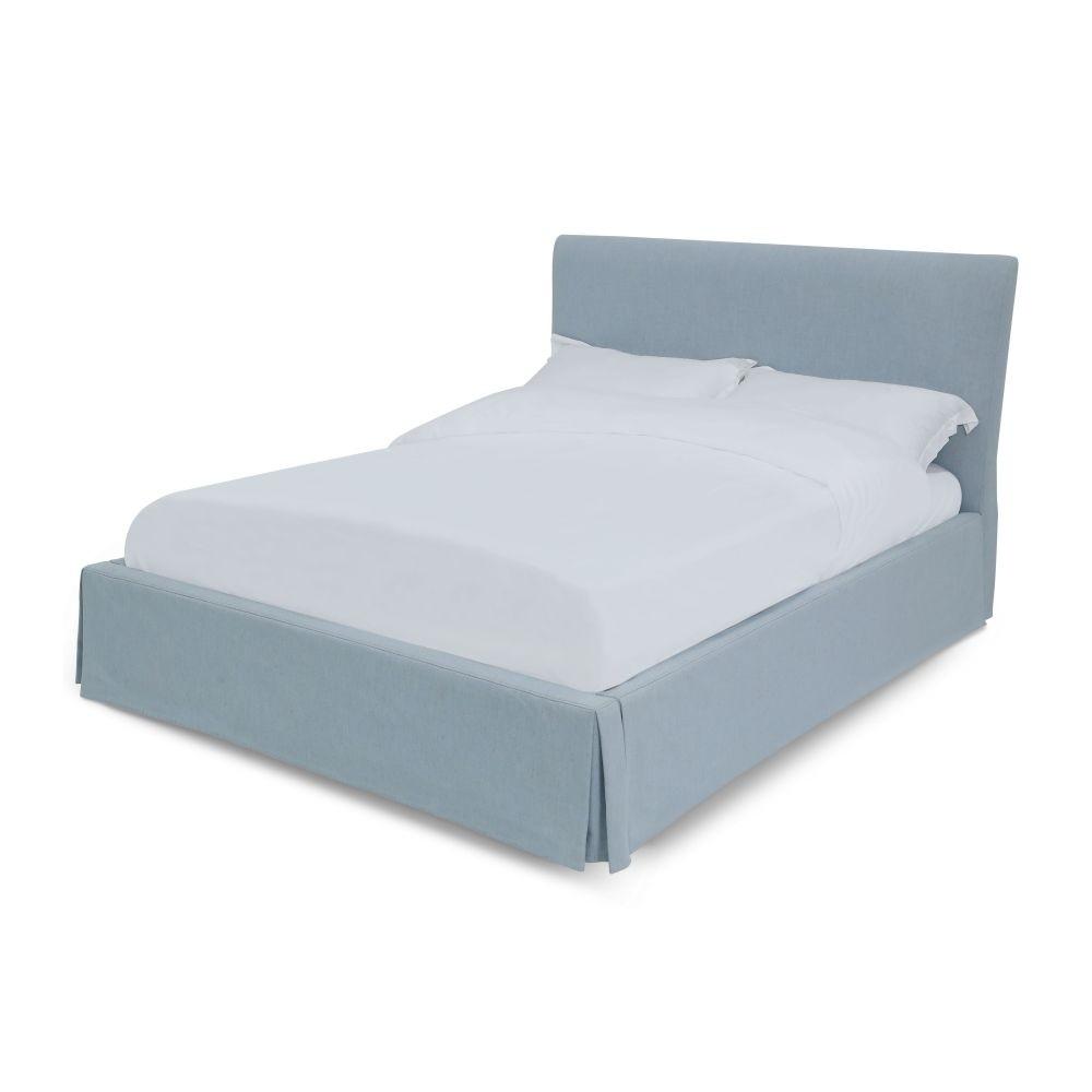 

    
Light Blue Linen Blend Fabric King Storage Bed JULIETTE SHELBY by Modus Furniture
