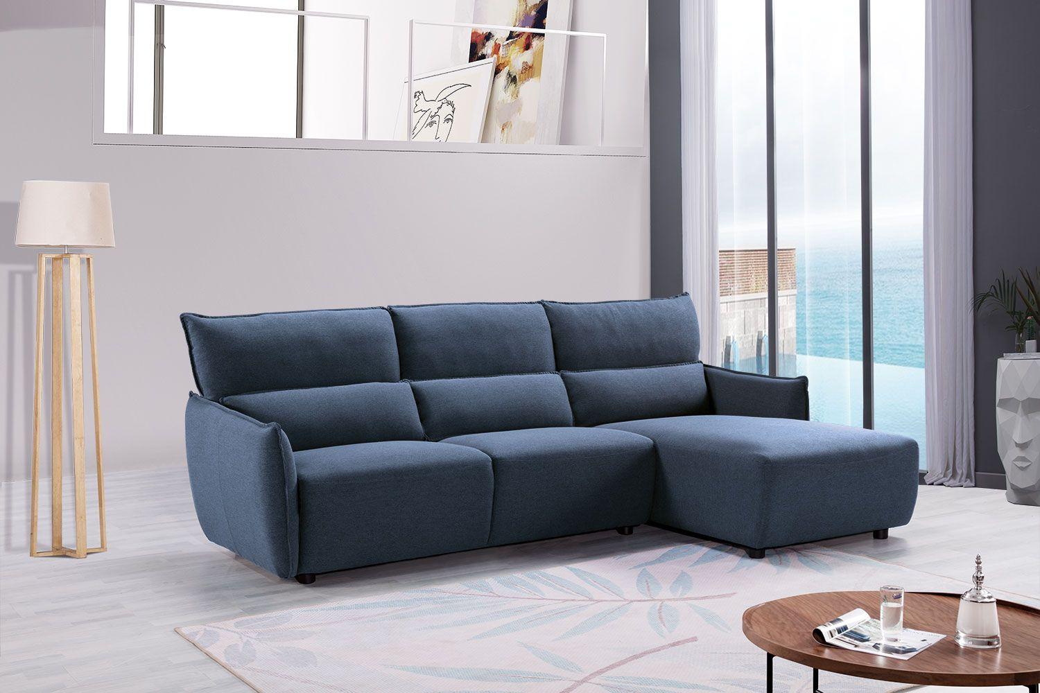 

    
American Eagle Furniture AE-L550L Sectional Sofa Blue AE-L550L
