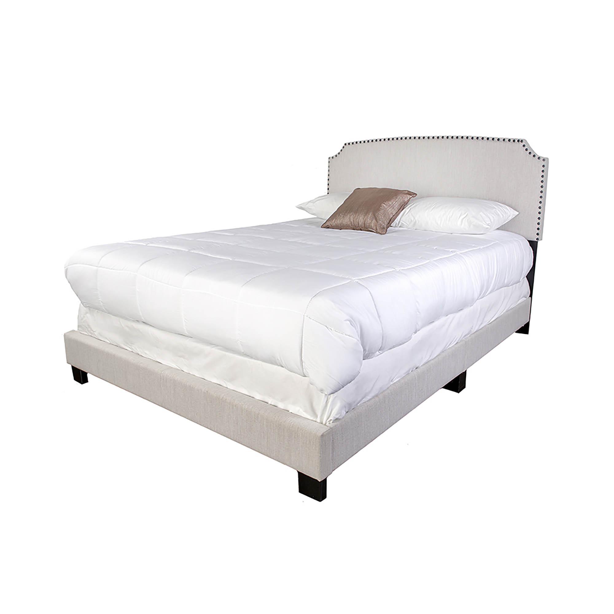 

        
Bernards Furniture AMY 1604DS-110 Panel Bed Light Gray Fabric 708939160429
