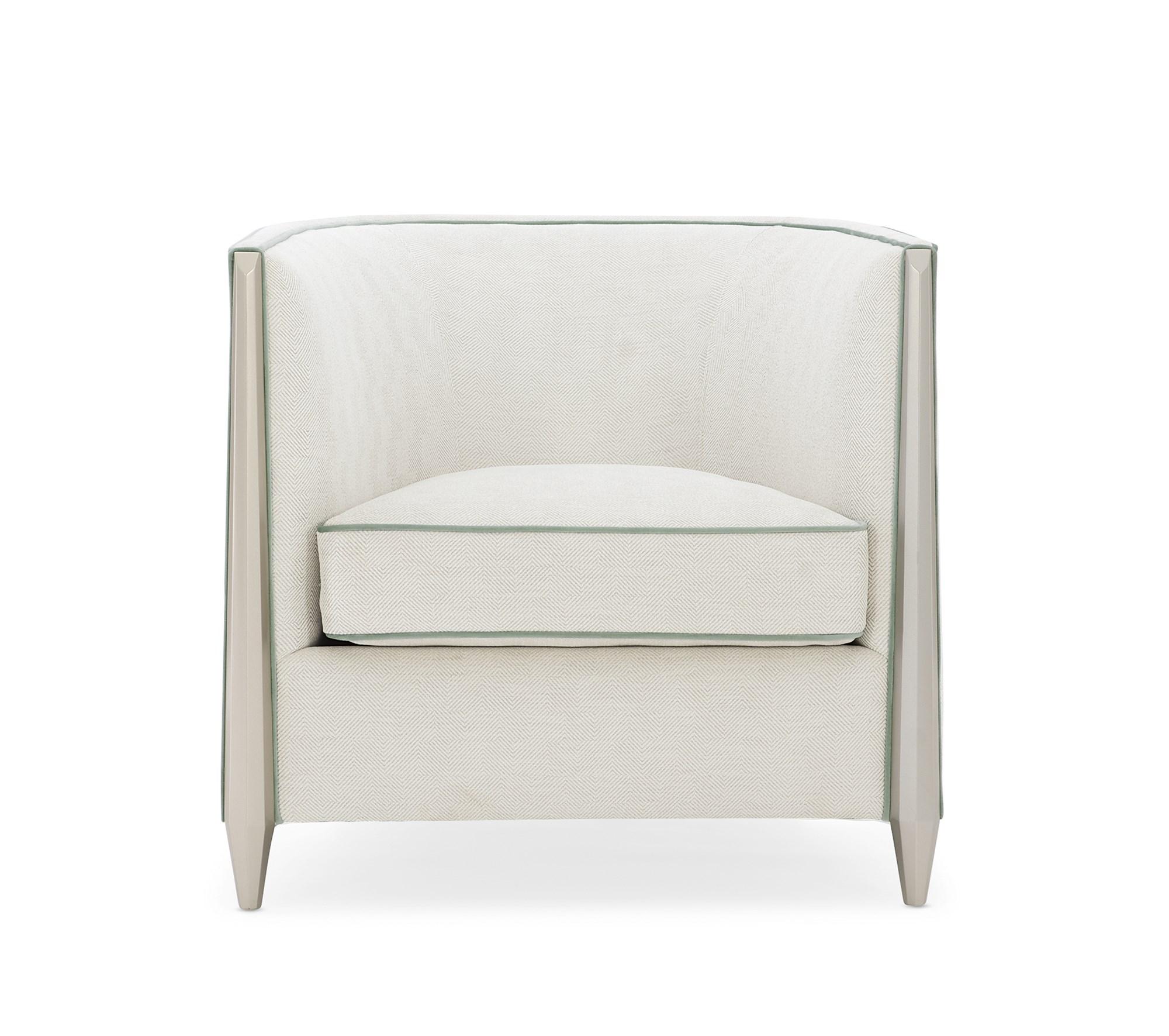 

    
 Order  Light Gray Fabric Medium Sofa Set 4Pcs Modern PIPING HOT by Caracole
