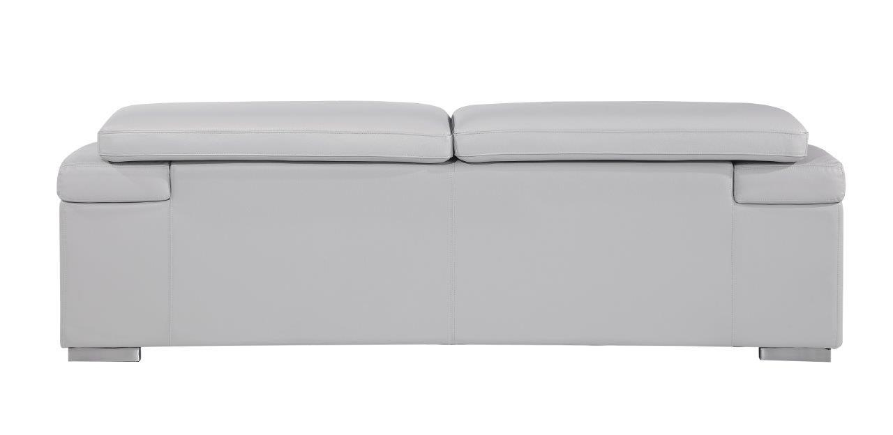 

    
415-LIGHT-GRAY-2PC Light Gray Genuine Italian Leather Sofa & Loveseat Set Modern  Global United 415
