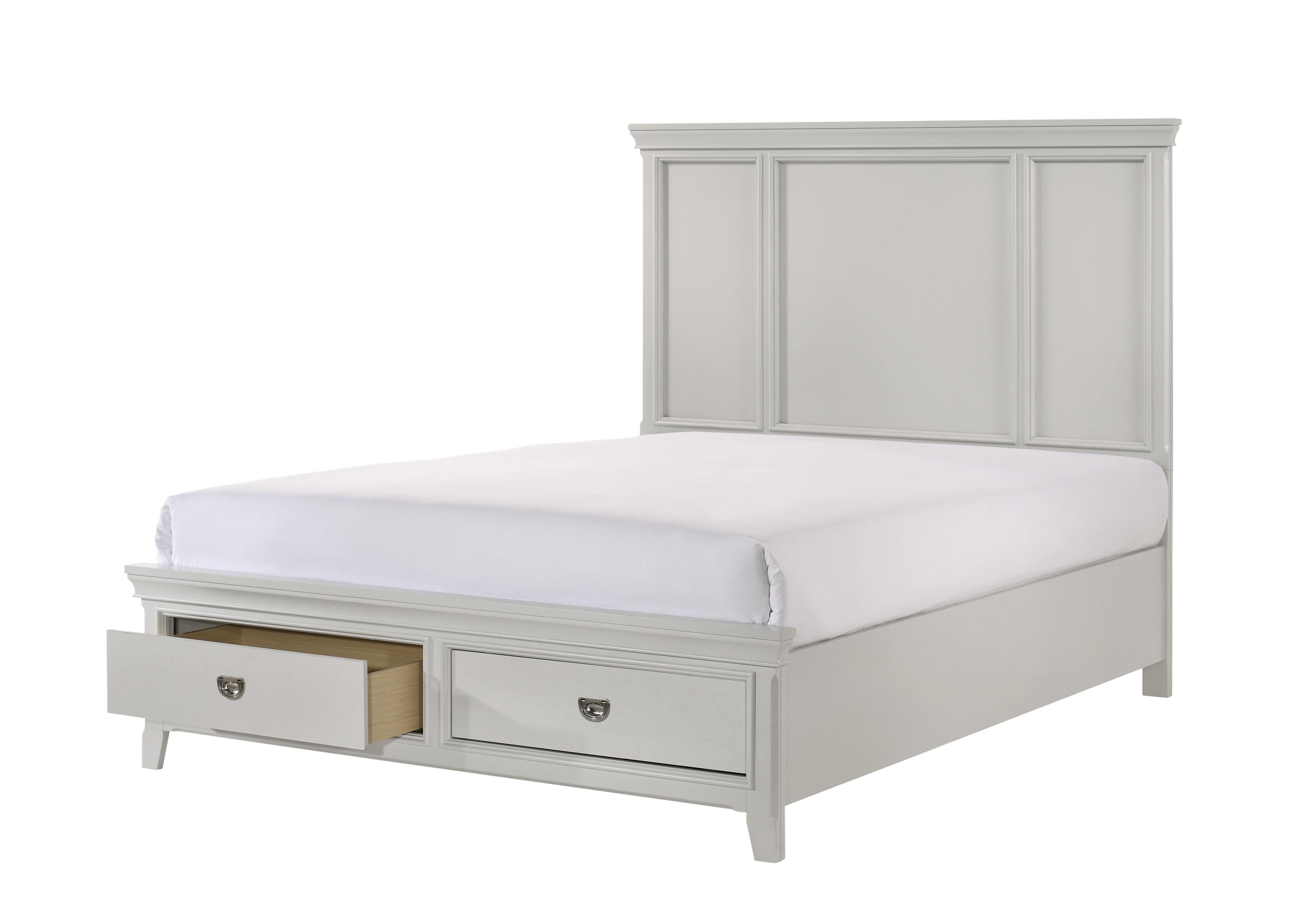 

        
Bernards Furniture MEADOW 200-106-Set-3 Storage Bedroom Set Light Gray/White  708939200156
