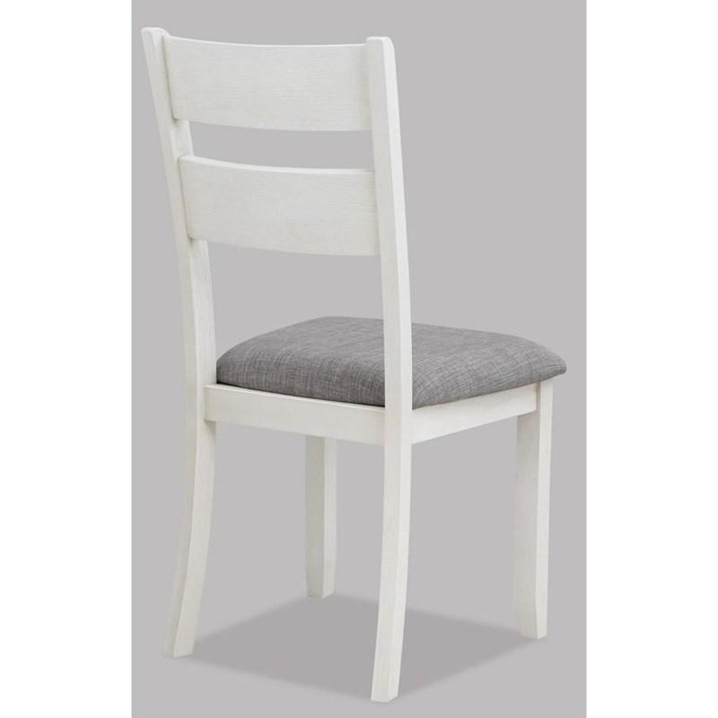 

    
Crown Mark Dakota Dining Chair Set White/Brown 2213CG-S-2pcs
