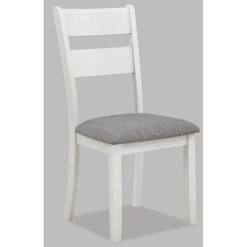 

    
Light Gray & White Dining Chair Set by Crown Mark Dakota 2213CG-S-2pcs
