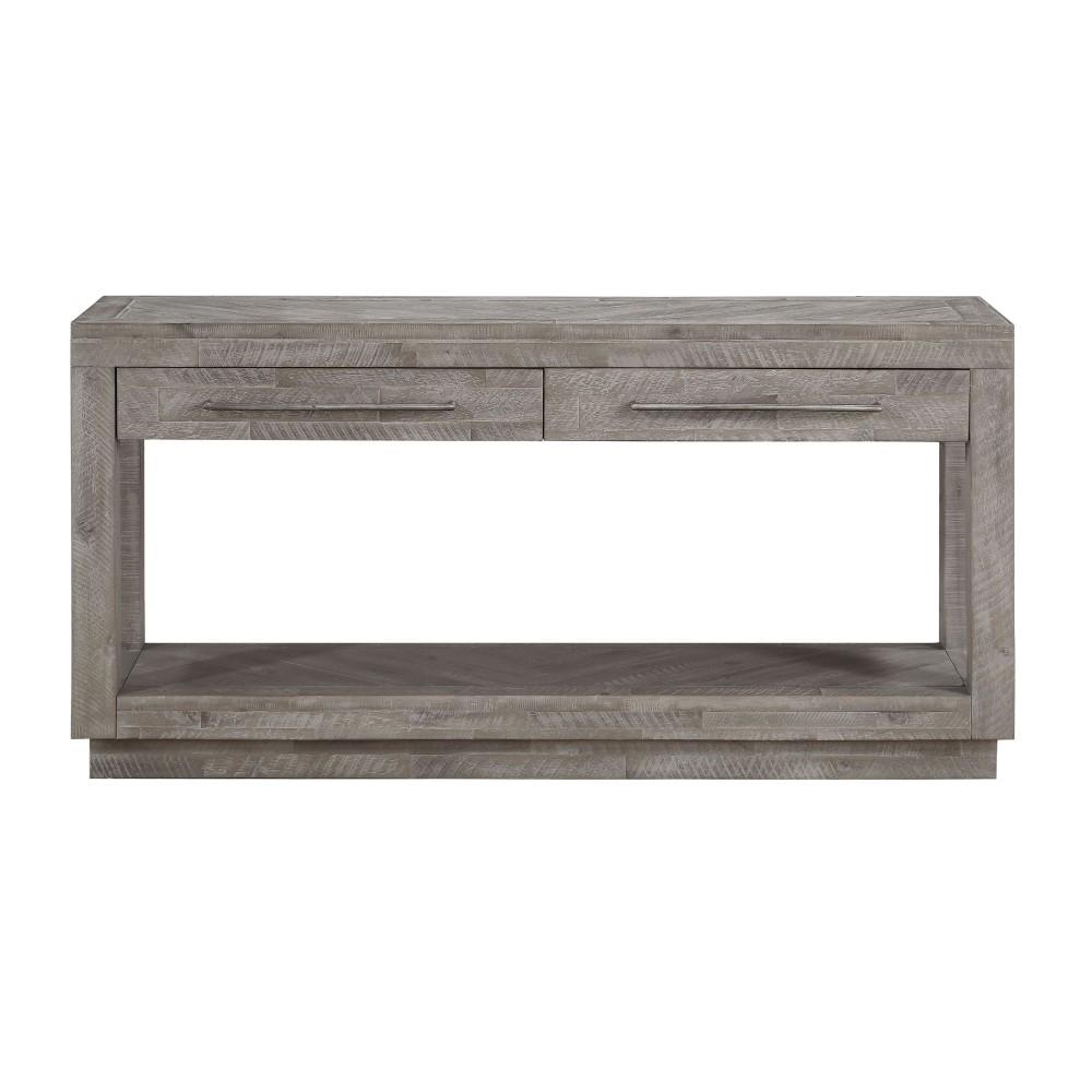 

    
Light Gray Wood Console Table by Modus Alexandra 5RS323
