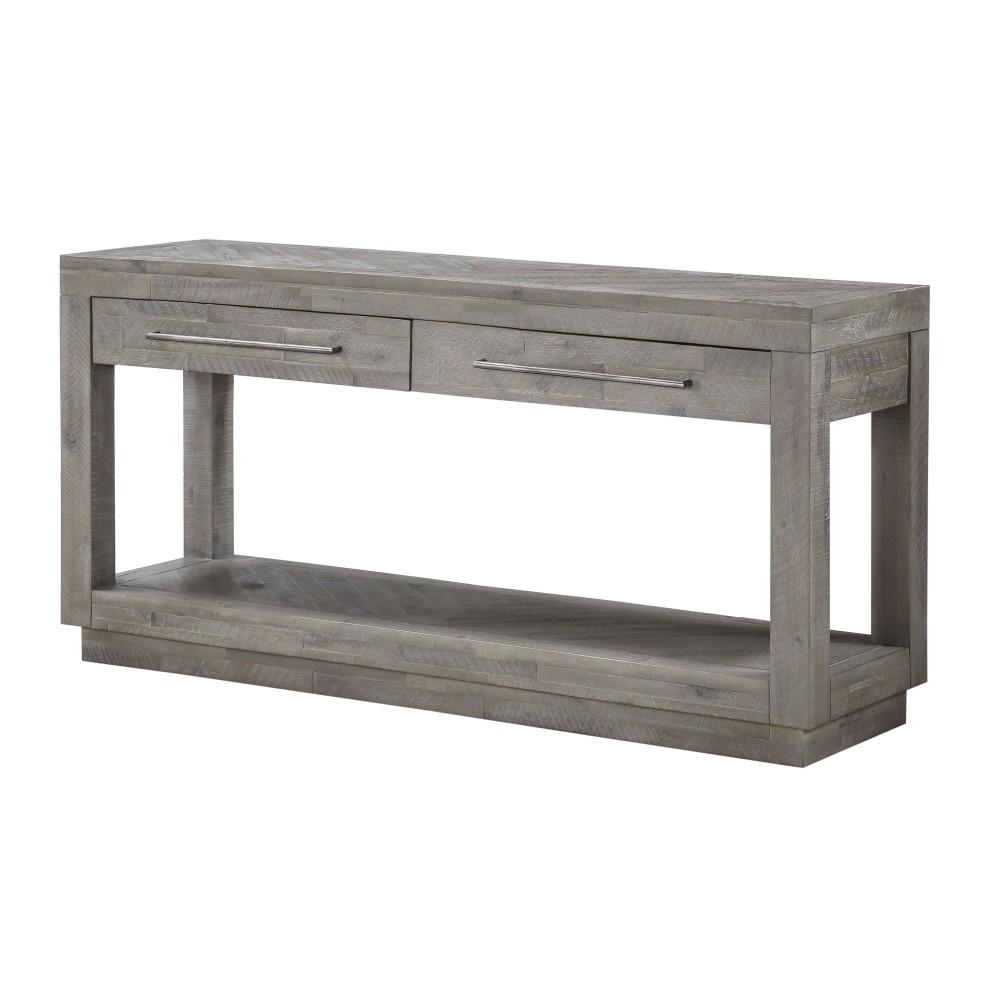 Traditional, Rustic Console Table Alexandra 5RS323 in Light Gray 