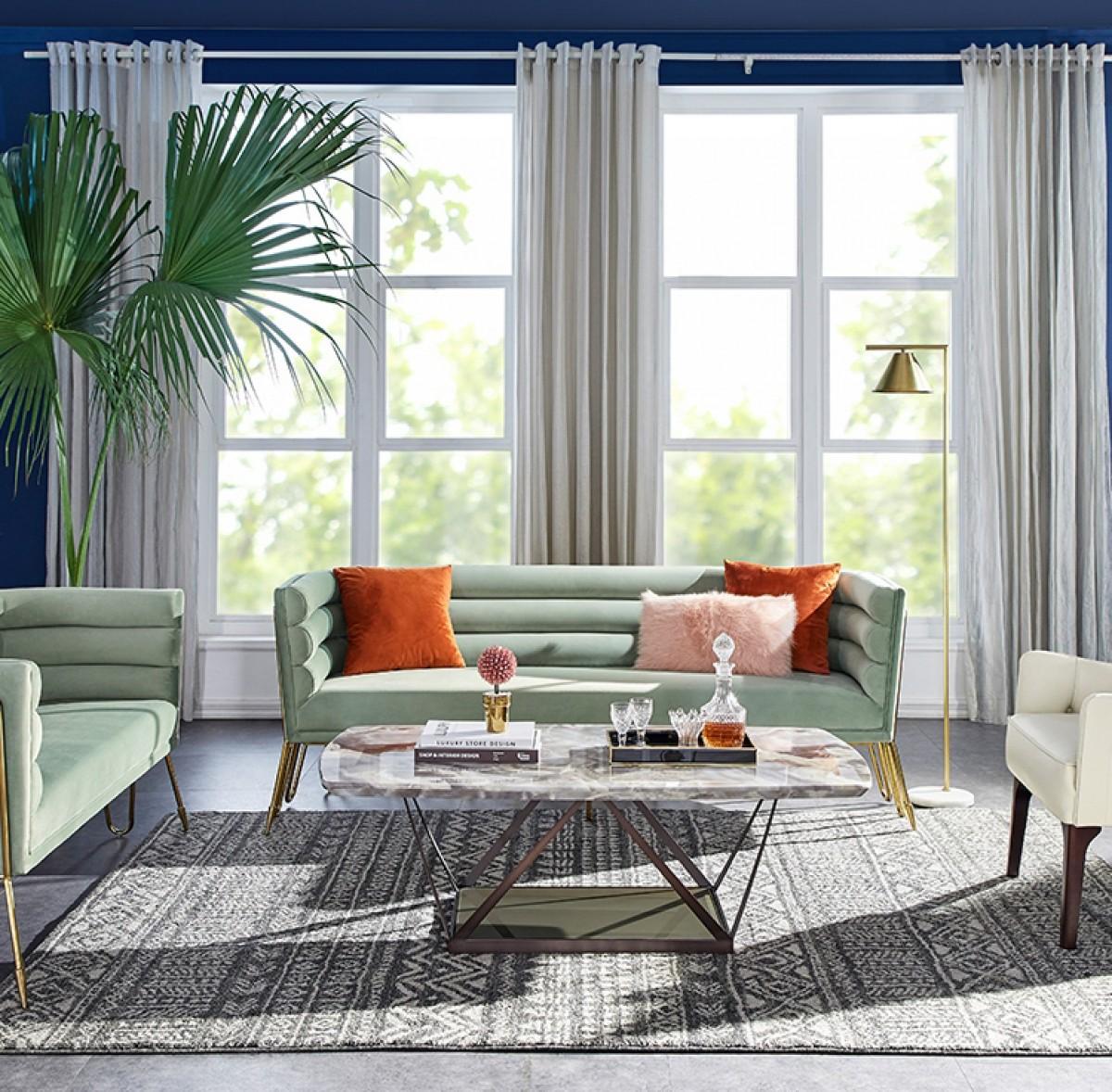 

                    
VIG Furniture Bixby Sofa Green Velvet Purchase 
