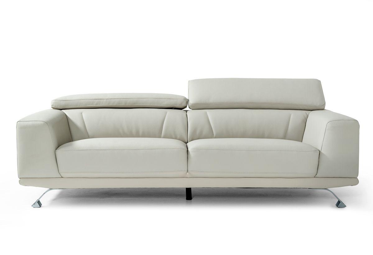 

    
Light Grey Eco-Leather Sofa Set 3Pcs Divani Casa Brustle VIG Contemporary
