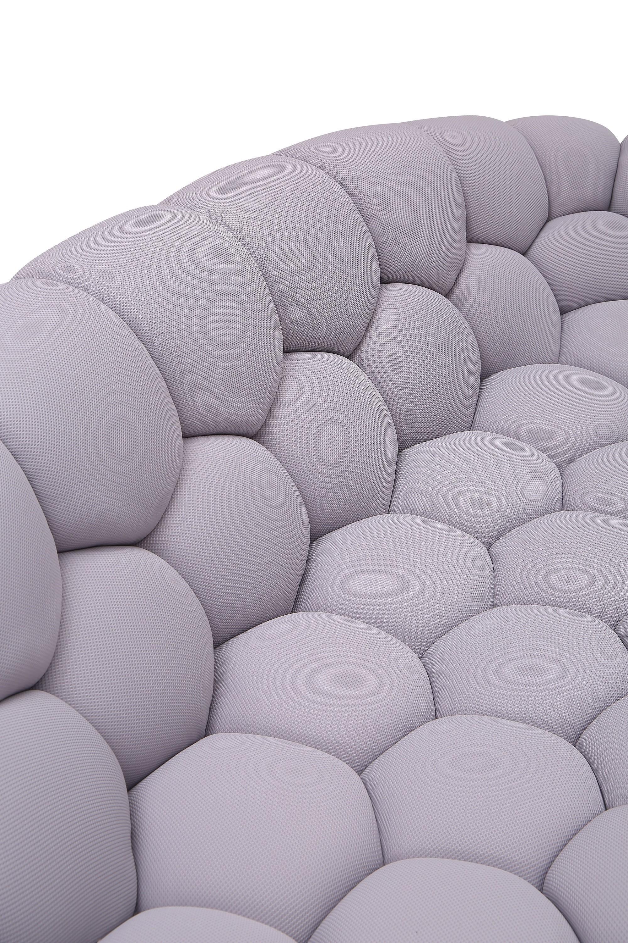 

                    
Buy Light Grey Fabric Rounded Shape Sofa Set 3Pcs Contemporary J&M Fantasy
