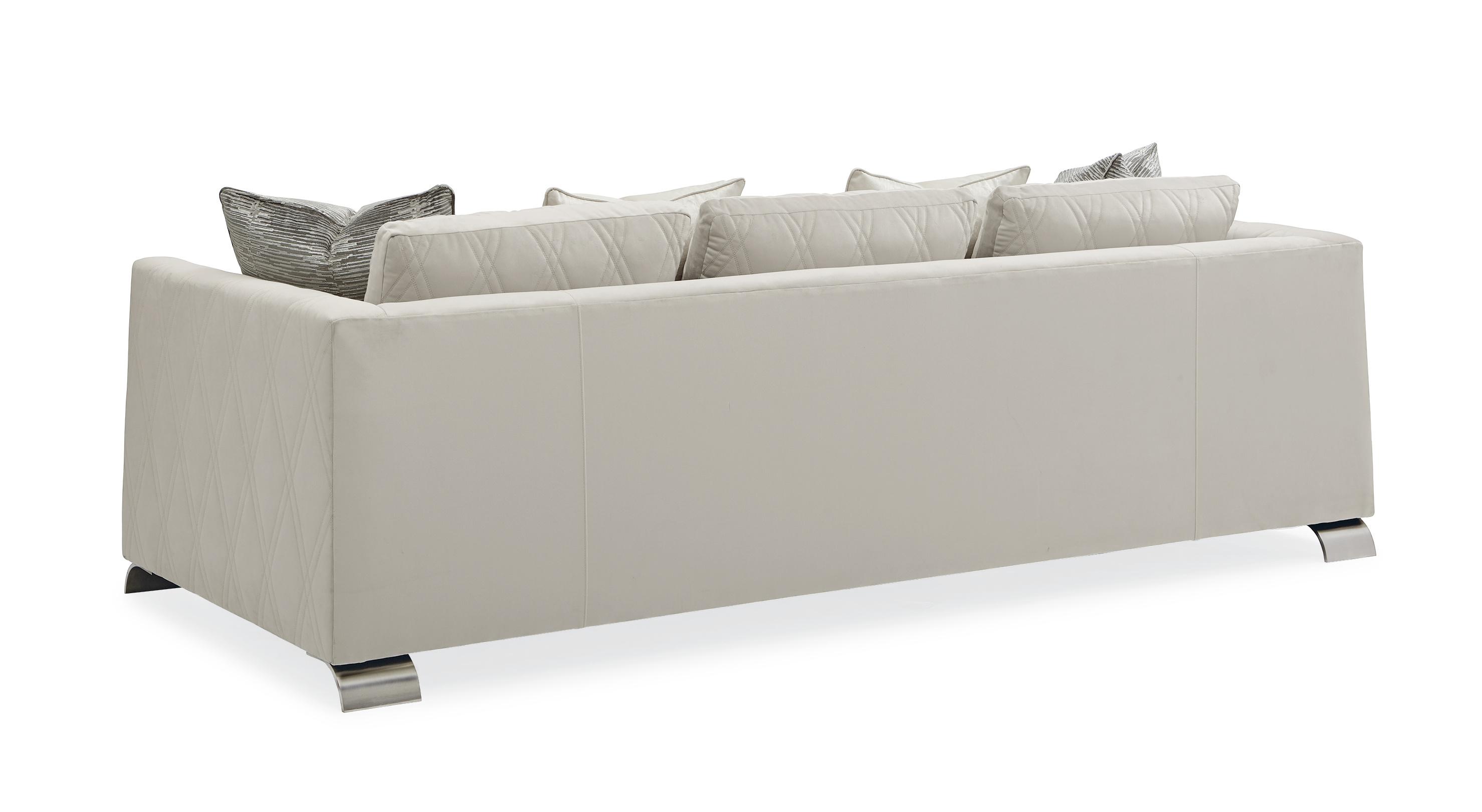 

        
Caracole BEST FOOT FORWARD Sofa and Chair Light Gray Fabric 662896012927
