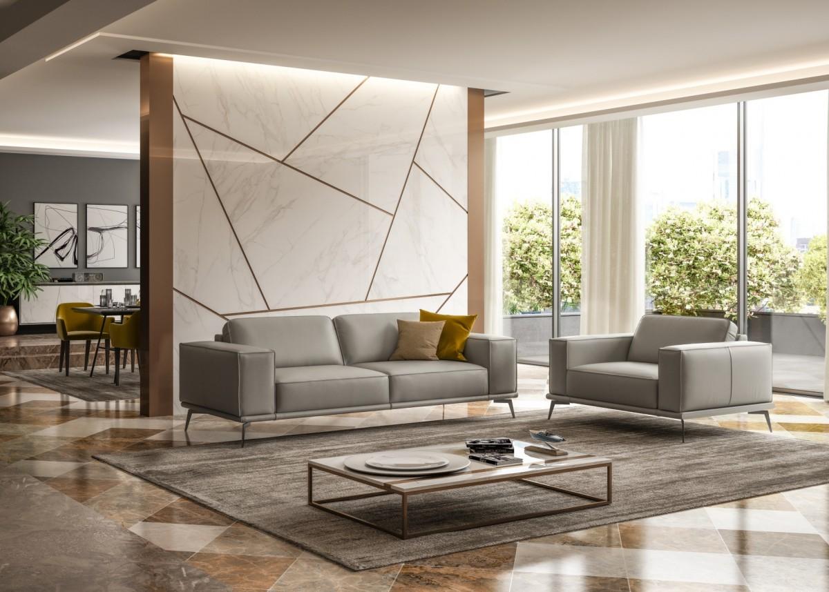 

                    
VIG Furniture VGCCSOHO-GRY-S Sofa Set Light Grey Italian Leather Purchase 
