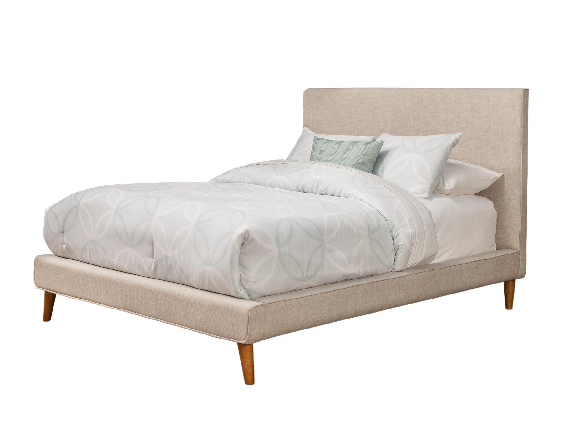 

        
812702026130Light Grey Linen King Upholstered Platform Bedroom Set 5 BRITNEY ALPINE Modern
