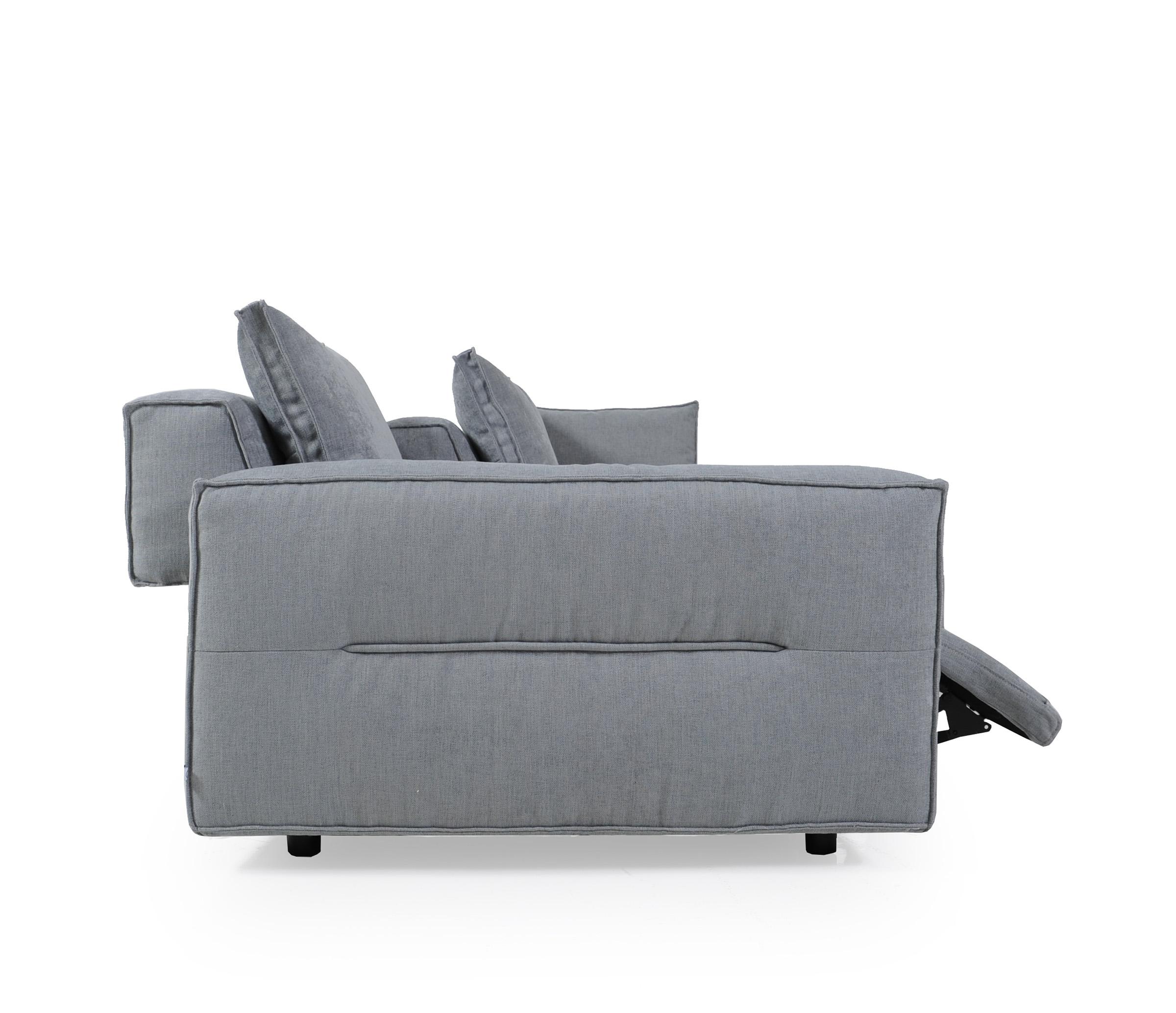 

    
Light Grey Micro Fabric Sectional Sofa 3Pcs 297 Josie Moroni Contemporary
