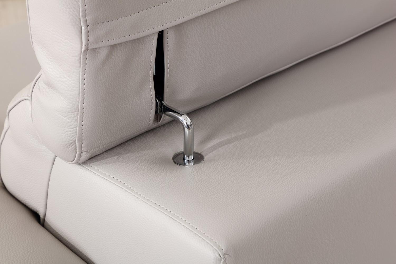 

    
636-LIGHT-GRAY-S Light Grey Top Grain Italian Leather Sofa Contemporary 636 Global United
