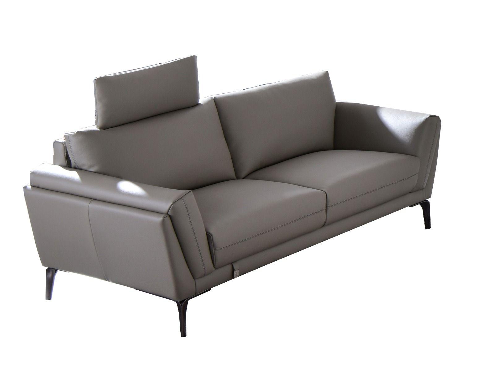 Contemporary Sofa EK1300-LT EK1300-LT-SF in Tan Leather