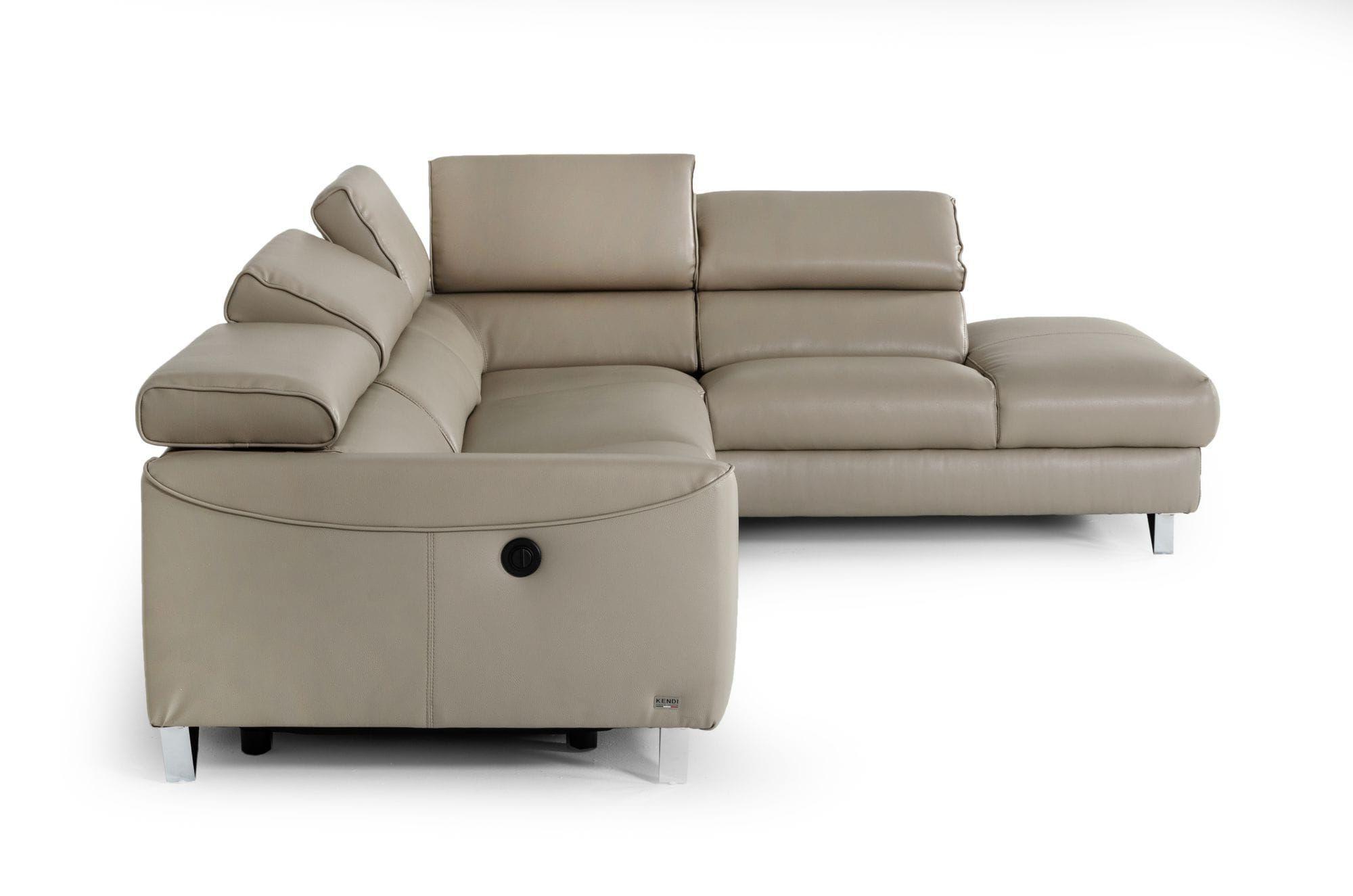 

                    
VIG Furniture VGKNE9112-RAF Recliner Sectional Taupe Eco-Leather Purchase 
