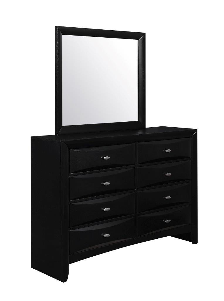 

    
 Order  LINDA Black Wood Storage Queen Bedroom Set 5Pcs w/ Chest w/ Platform & Drawers Global US
