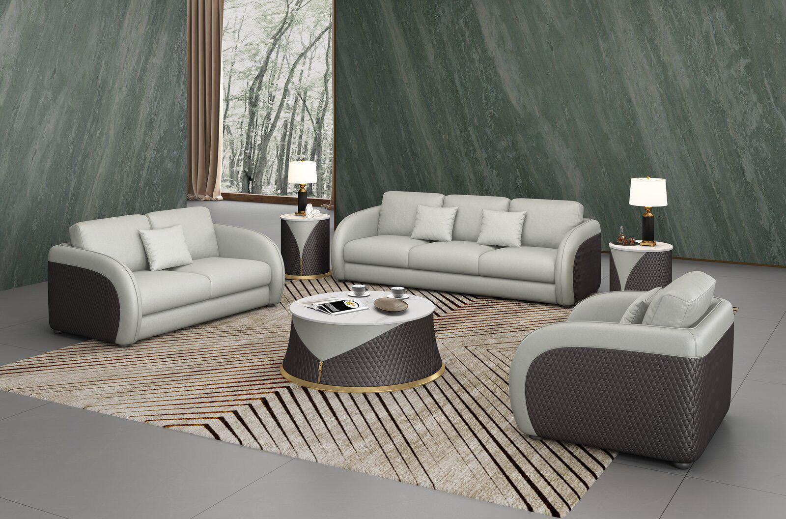

    
EUROPEAN FURNITURE NOIR Sofa Set Light Grey/Chocolate EF-90882-S-Set-2
