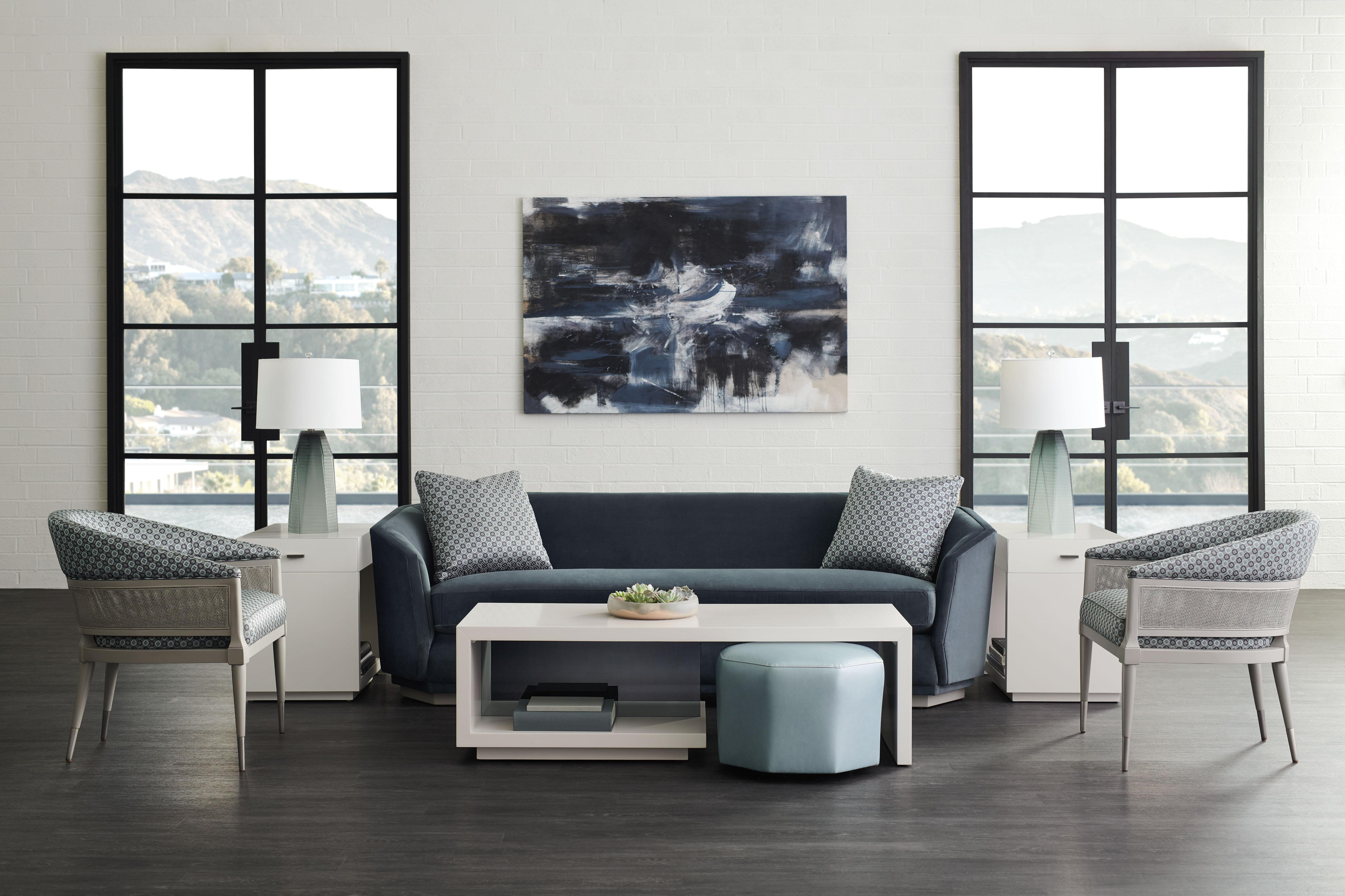 Contemporary Sofa and Chair Expressions Sofa M120-420-011-A-Set-3 in Fog Velvet