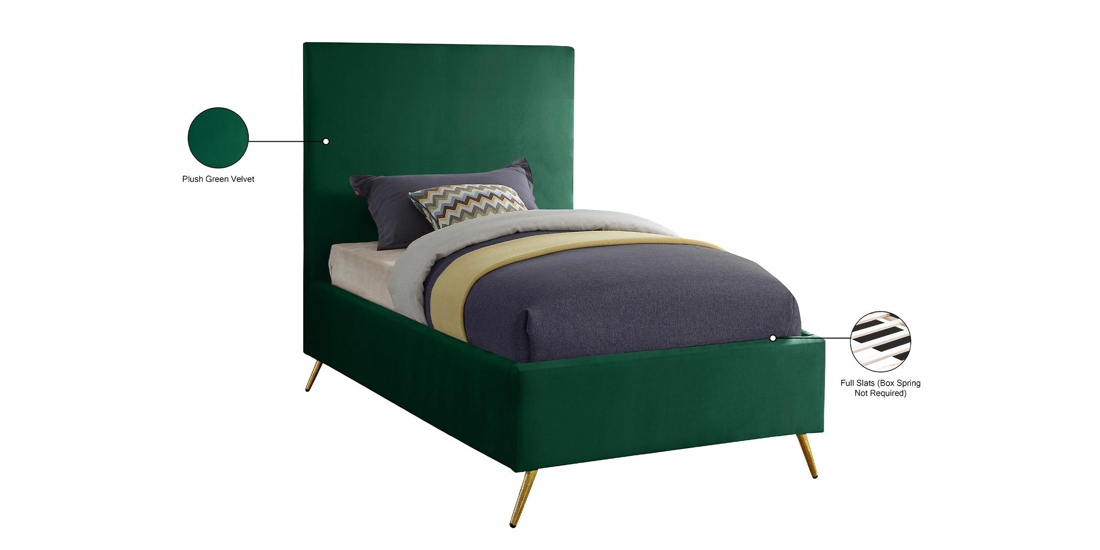 

    
Meridian Furniture JASMINE Green-T Platform Bed Green JasmineGreen-T
