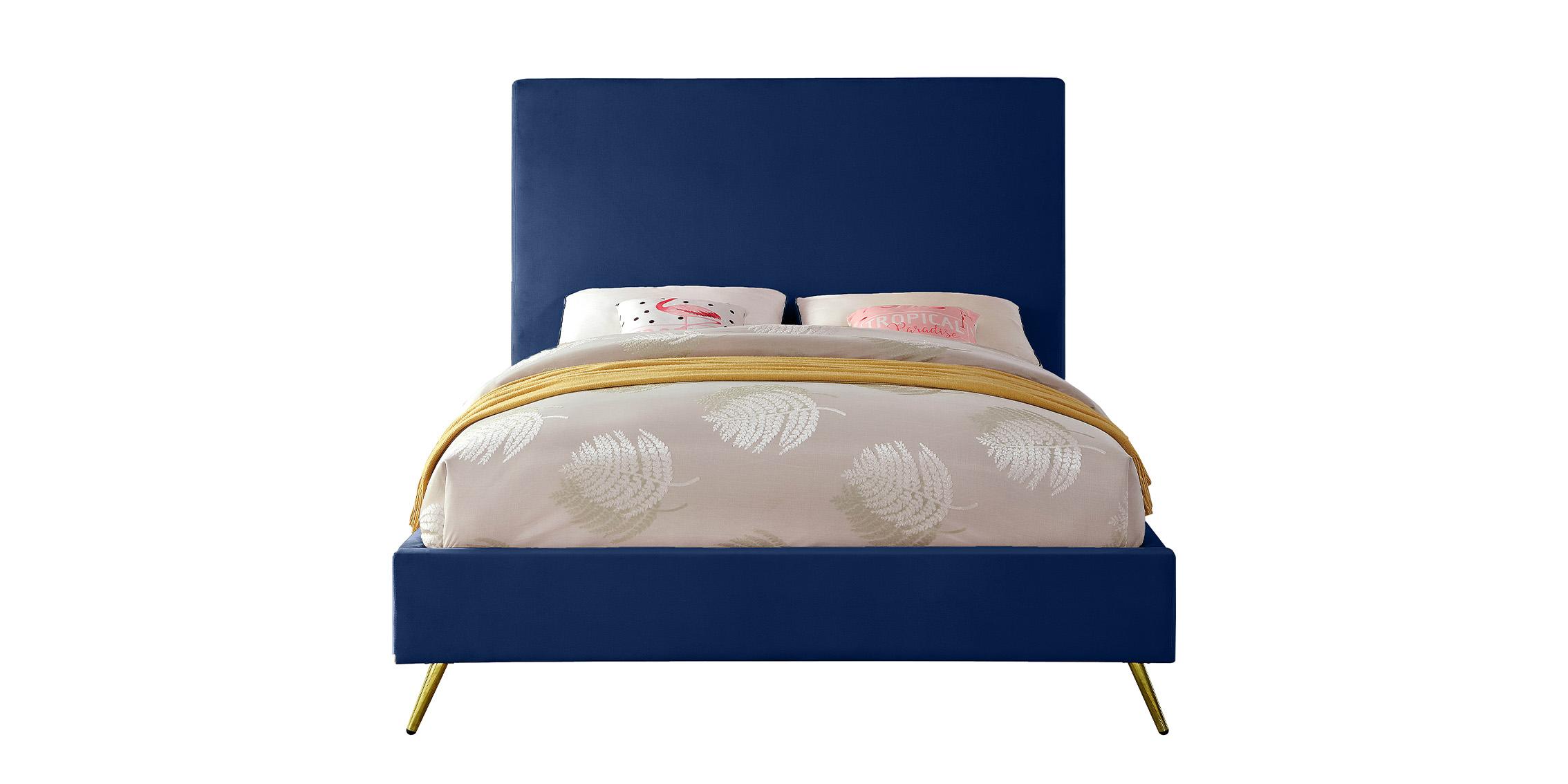 

        
Meridian Furniture JASMINE Navy-F Platform Bed Navy Velvet 704831405200
