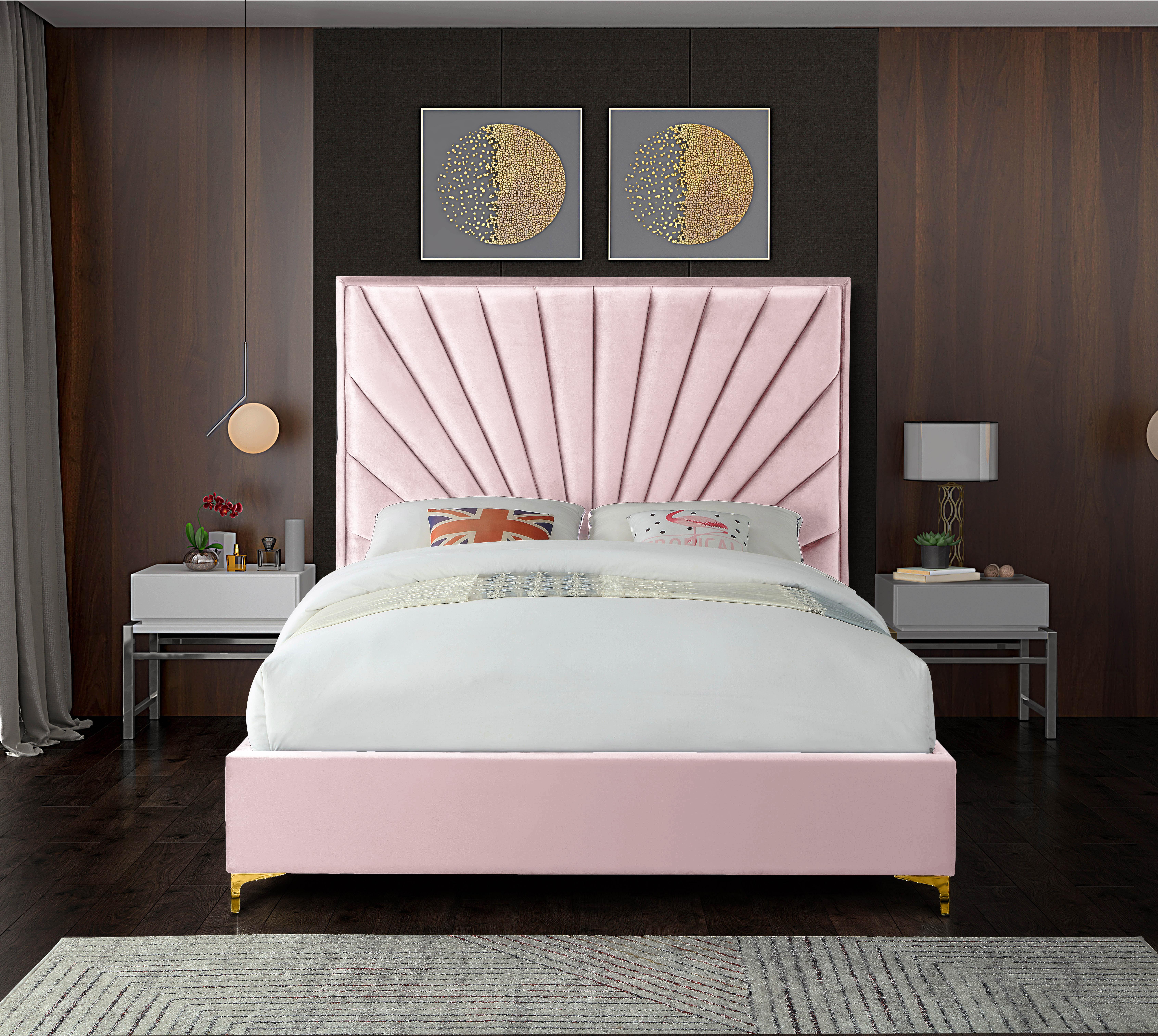 

    
Meridian Furniture ECLIPSE Pink-Q Platform Bed Pink EclipsePink-Q
