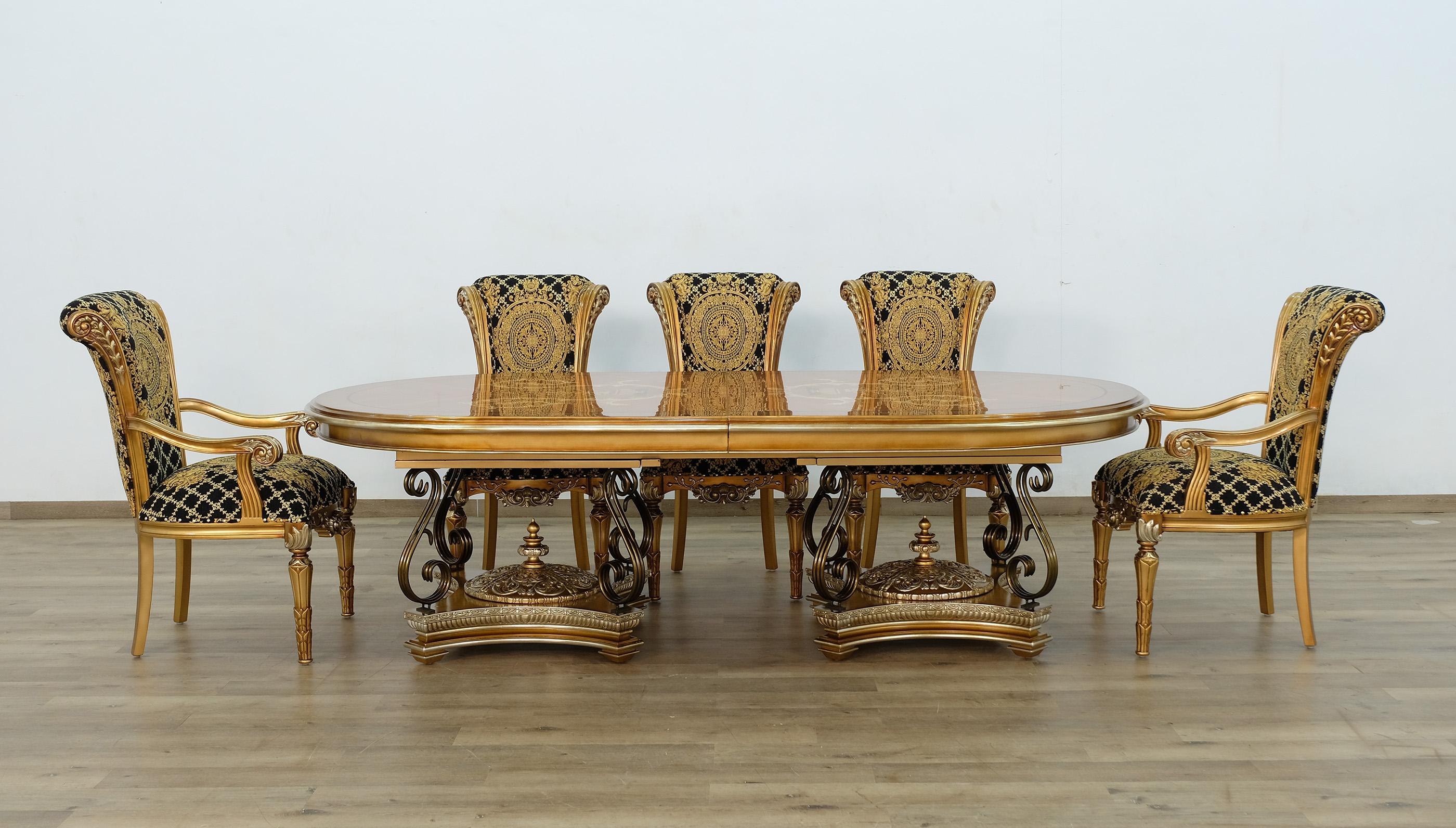 

    
61958-SC-Set-2 Valentina Black & Gold Luxury Fabric Side Chair Set 2Pcs EUROPEAN FURNITURE
