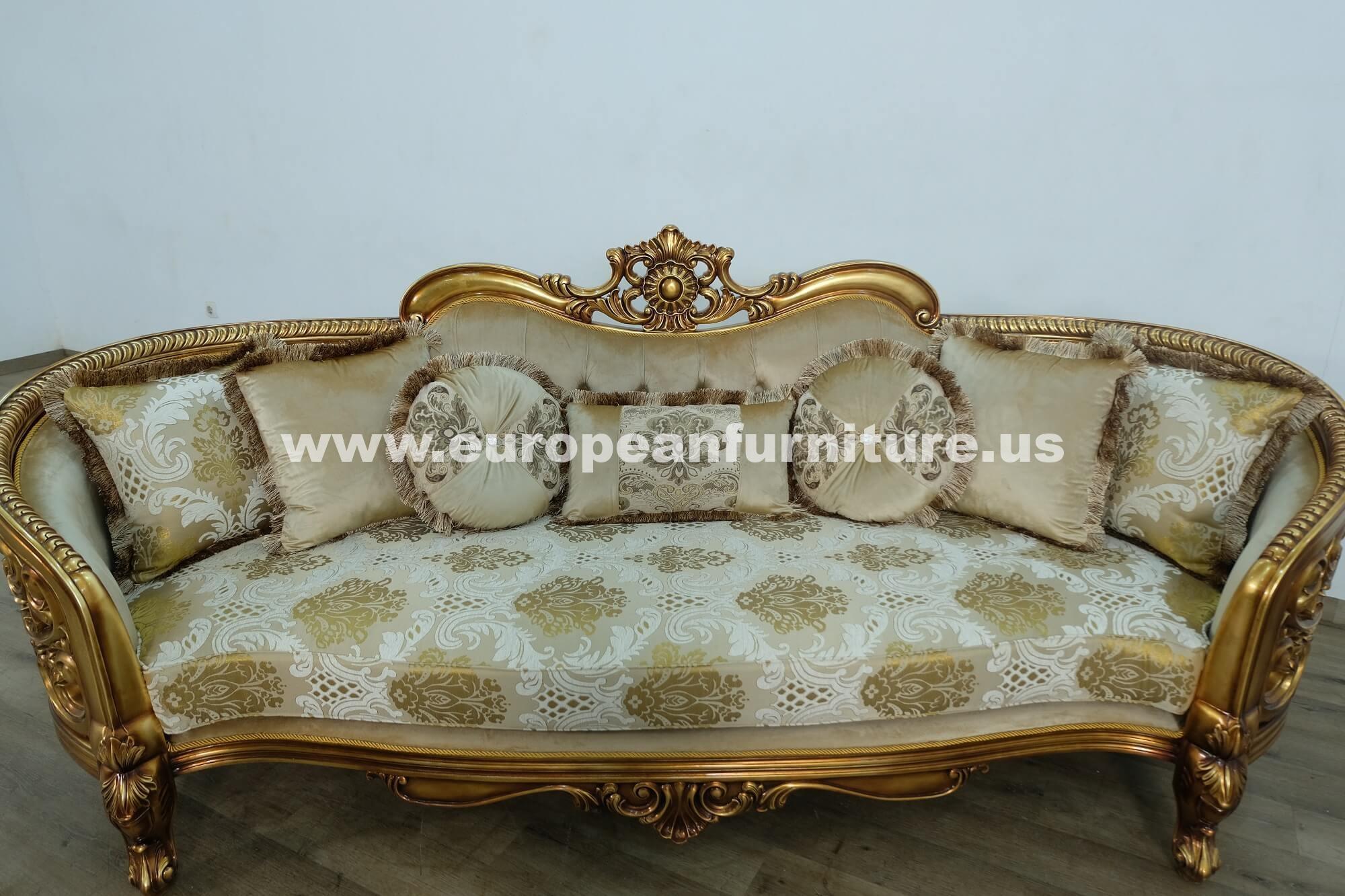

    
30016-S-Set-4 Classic Antique Bronze Gold Fabric 30016 BELLAGIO Sofa Set 4Pcs EUROPEAN FURNITURE
