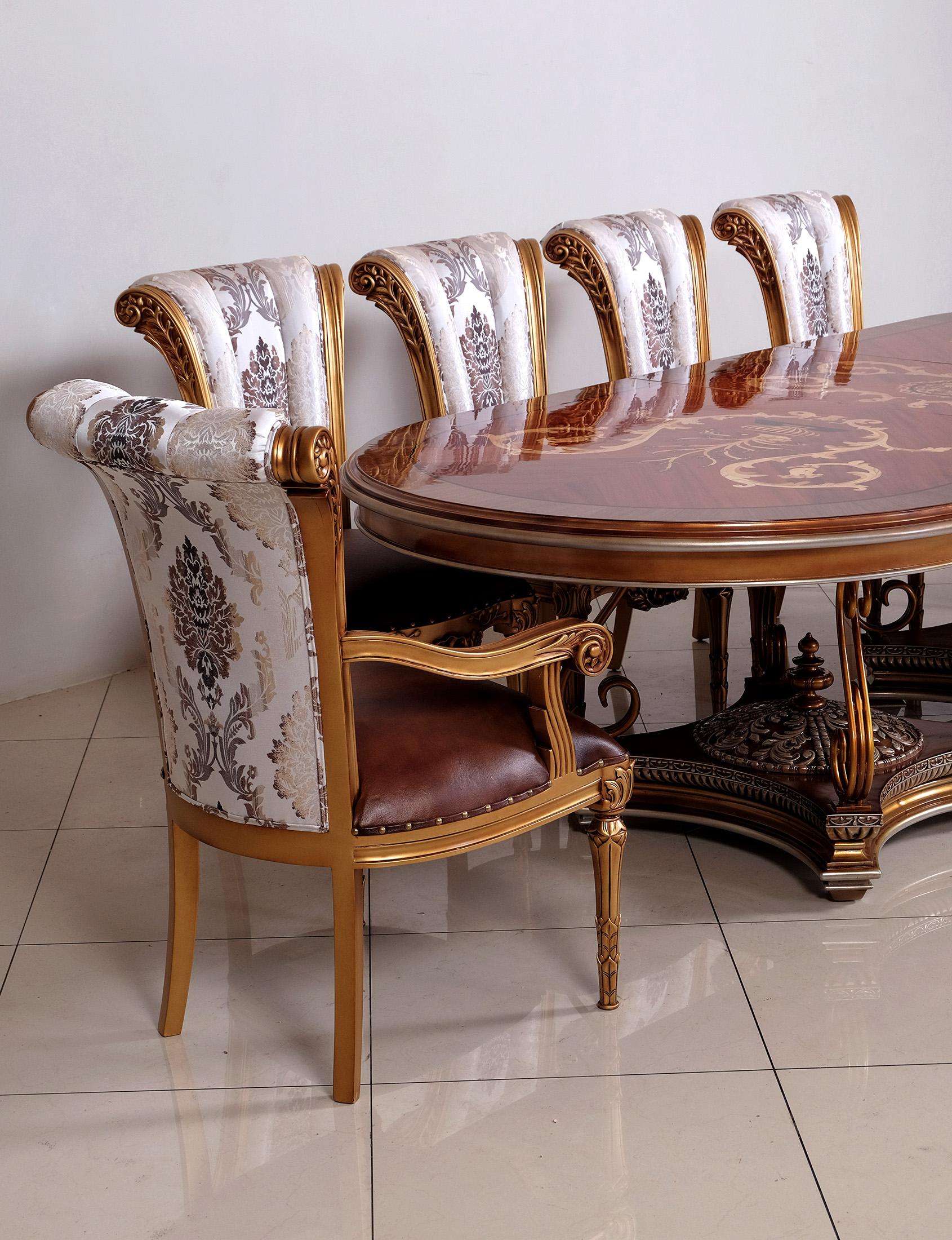 

    
51955-AC-Set-2 Luxury Antique Bronze & Pearl VALENTINA Arm Chair Set 2Pcs EUROPEAN FURNITURE

