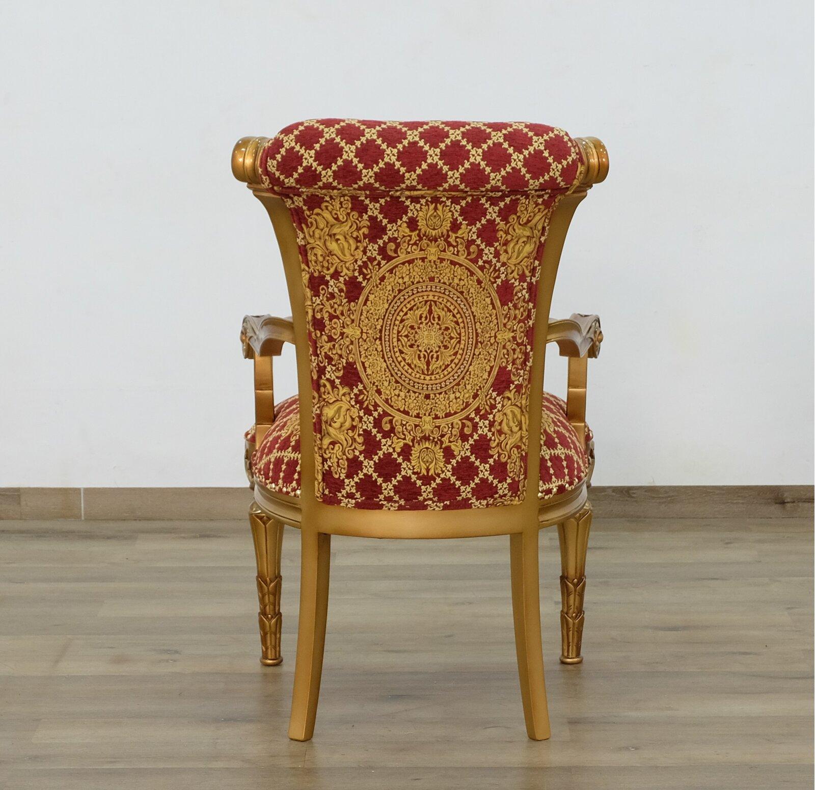 

    
61959-AC-Set-2-Red Valentina Red & Gold Luxury Fabric Arm Chair Set 2Pcs EUROPEAN FURNITURE
